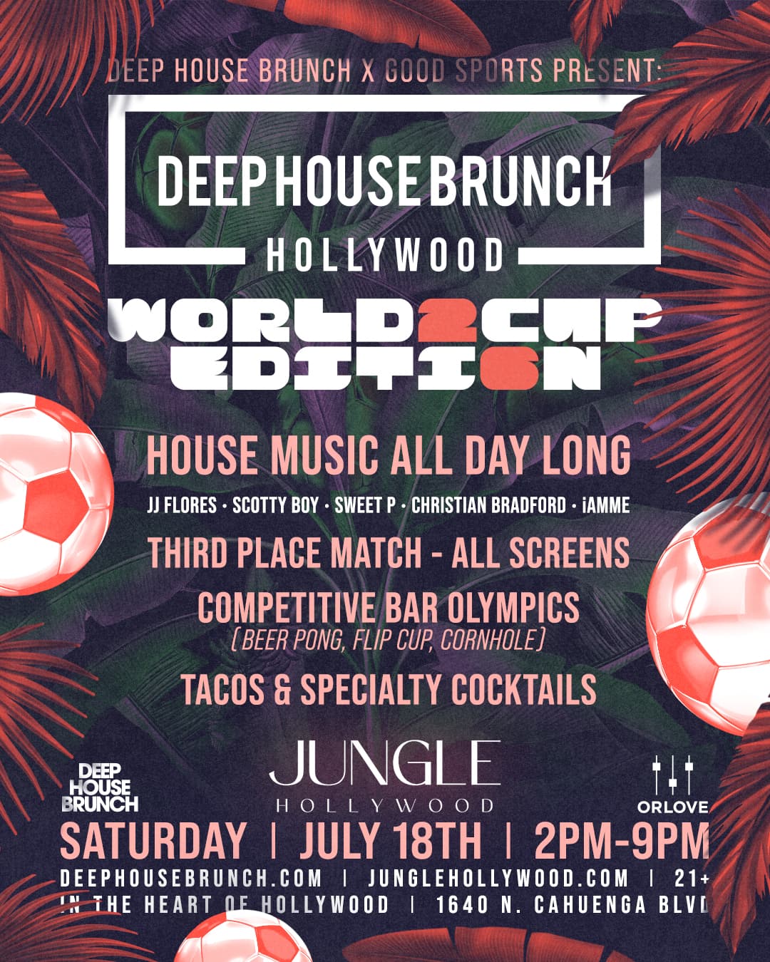 Deep House Brunch: World Cup Edition