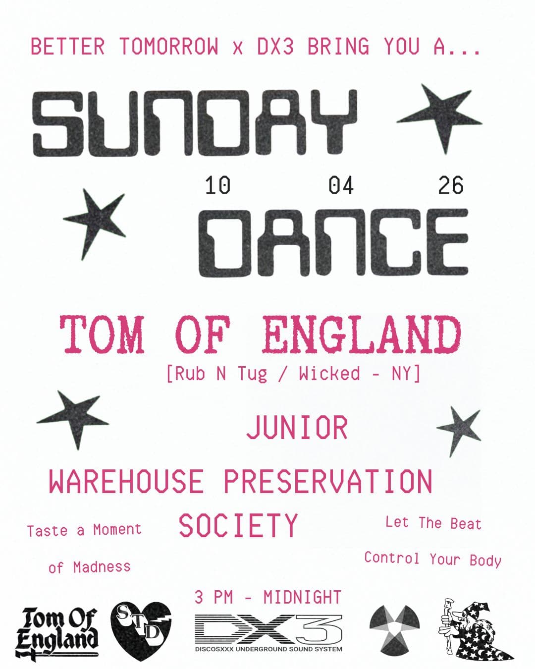 Sunday Dance with Tom of England