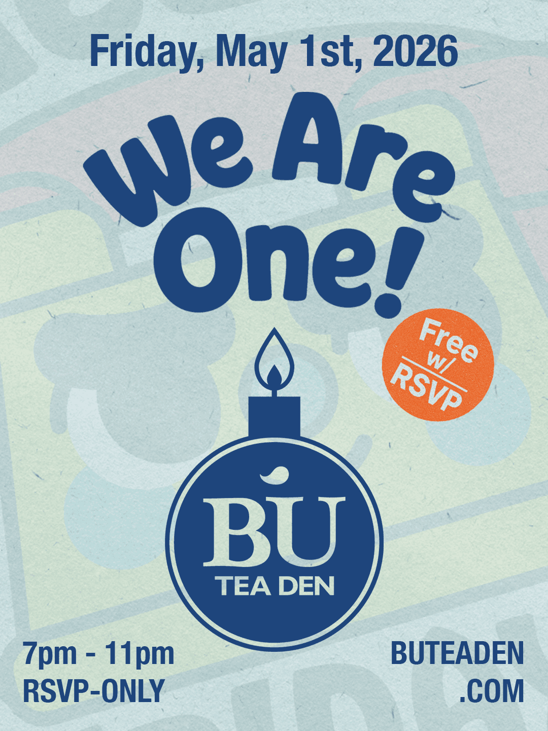 Bu Tea Den 1st Anniversary