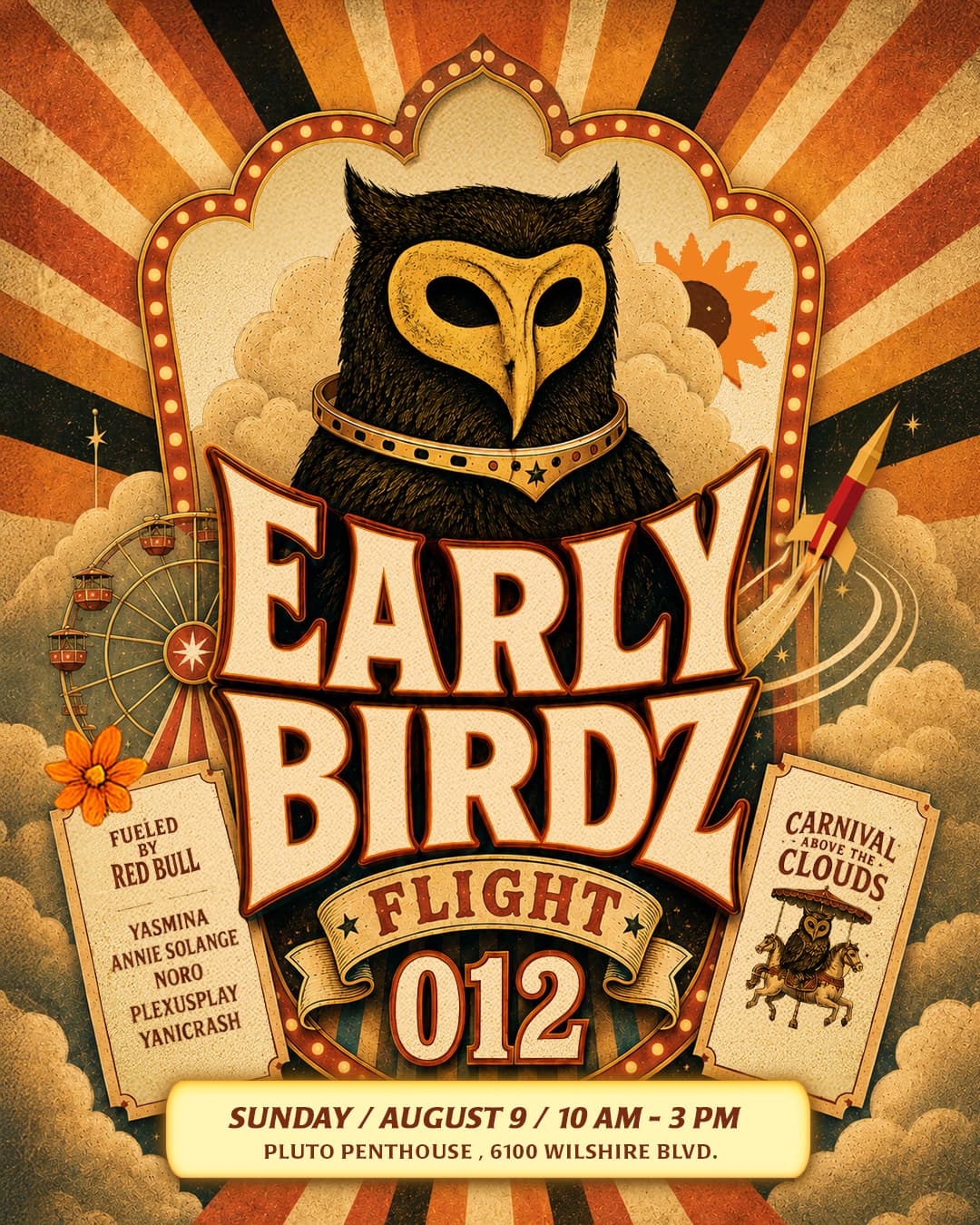 EARLY BIRDZ - Flight 012 / LA Penthouse Rave