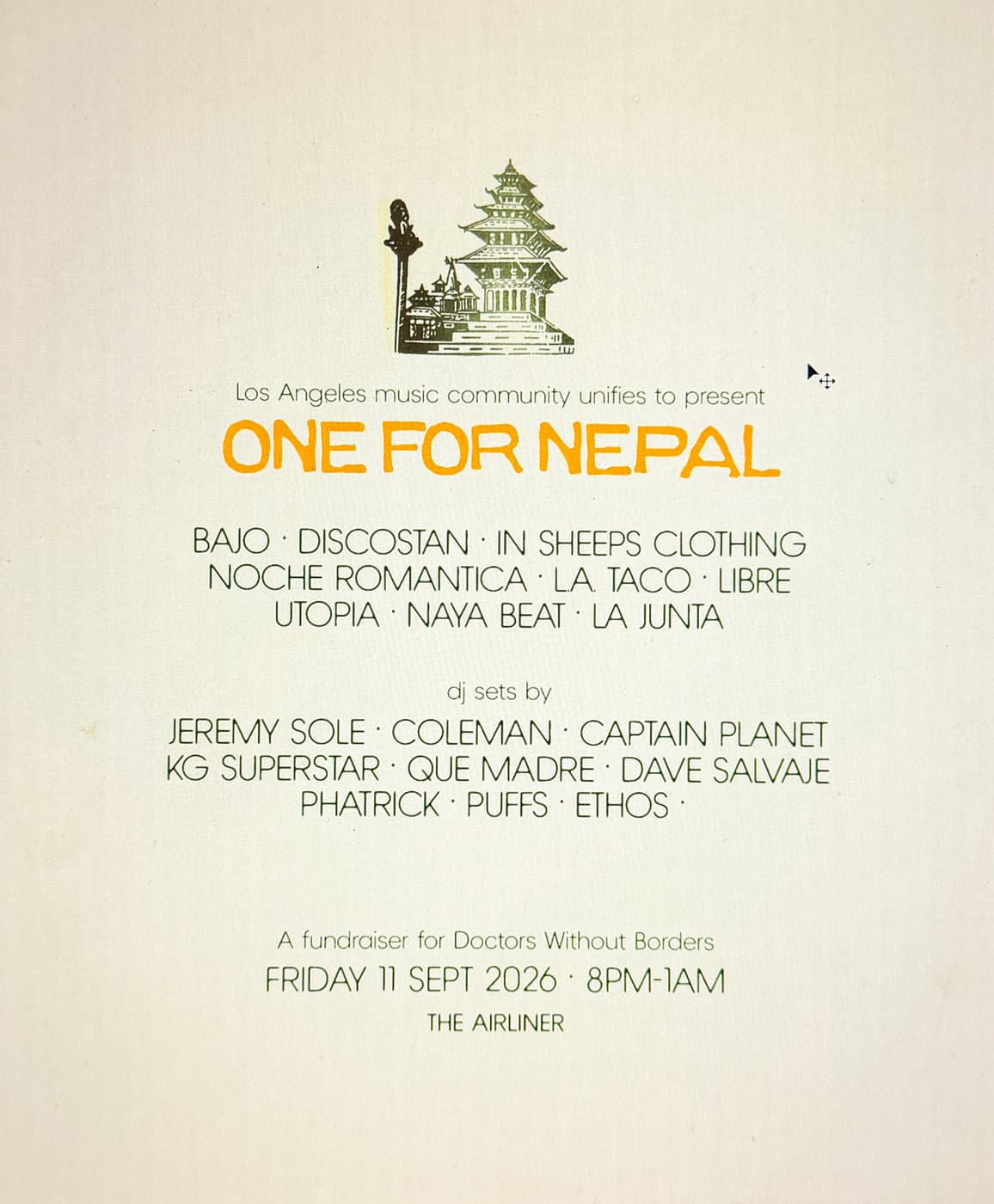 ONE FOR NEPAL - LA's DJ Crews Unite