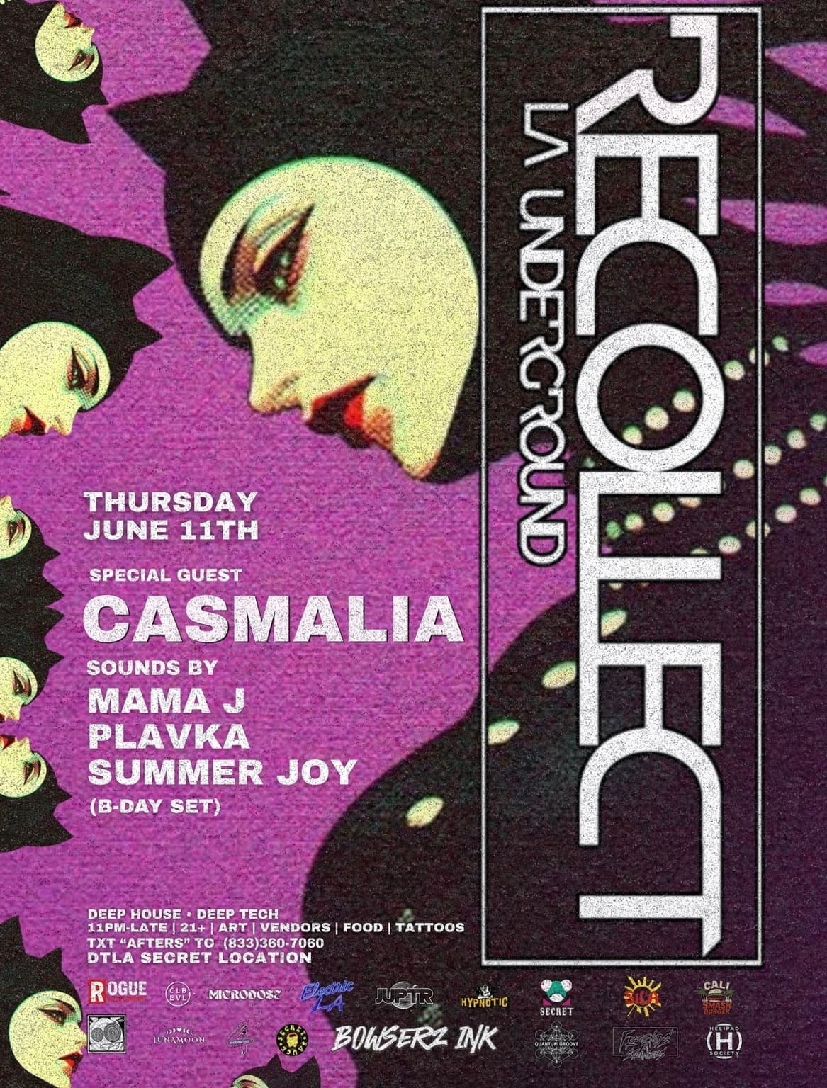RECOLLECT UNDERGROUND: Special Guest CASMALIA
