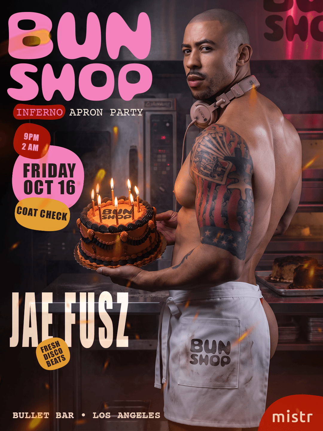 Bun Shop Apron Party LA