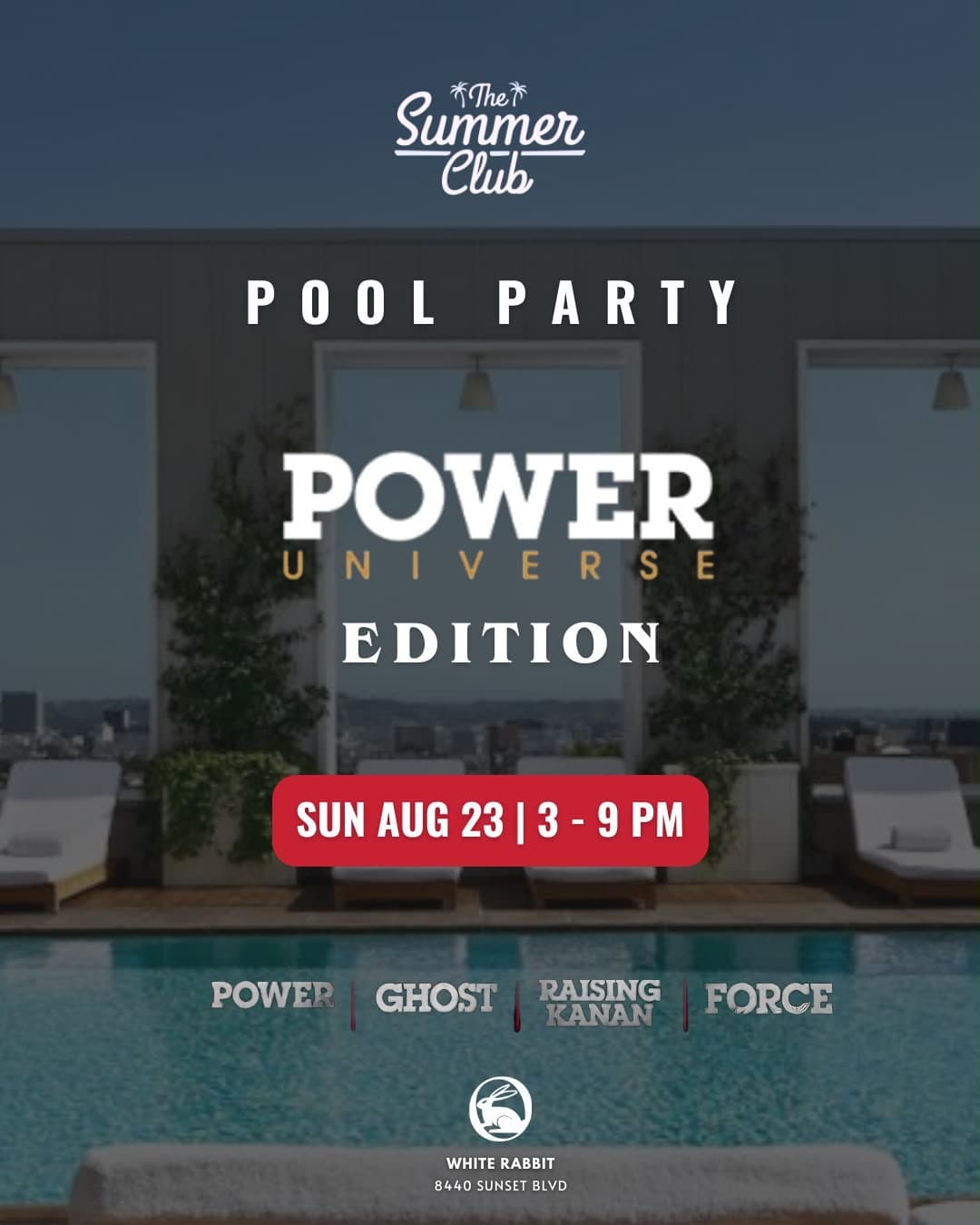 Summer Club LA x G-Unit Studios Pool Party at The Valorian Hotel Rooftop