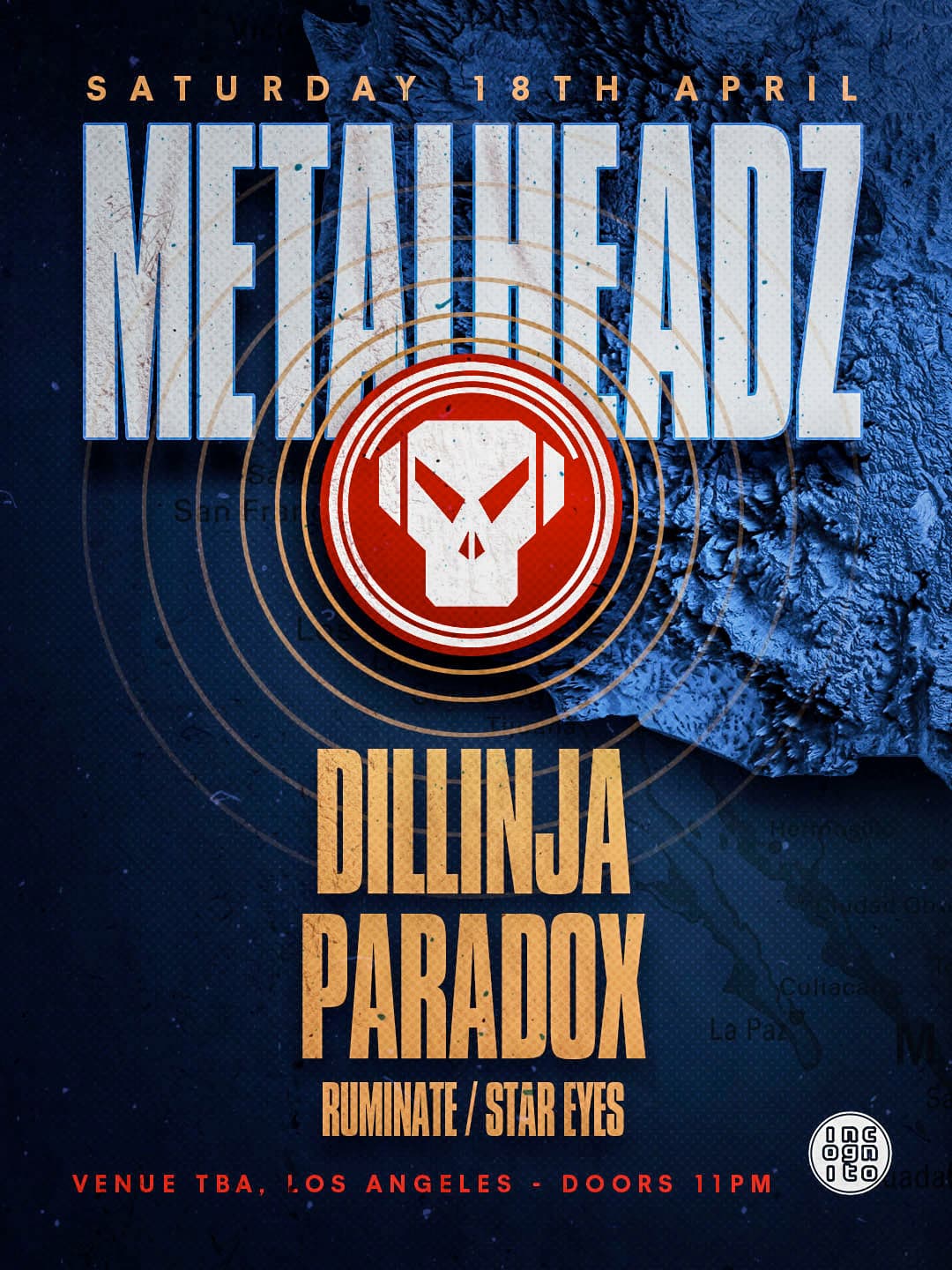 INCOGNITO presents METALHEADZ: Dillinja + Paradox -live-