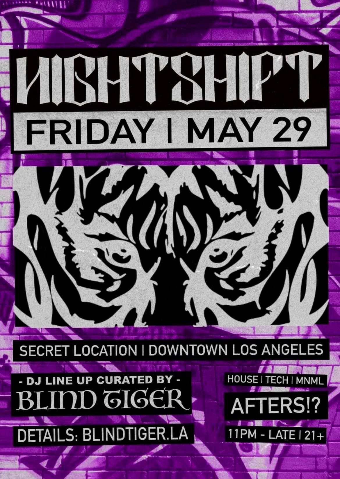 NIGHTSHIFT AFTER HOURS event