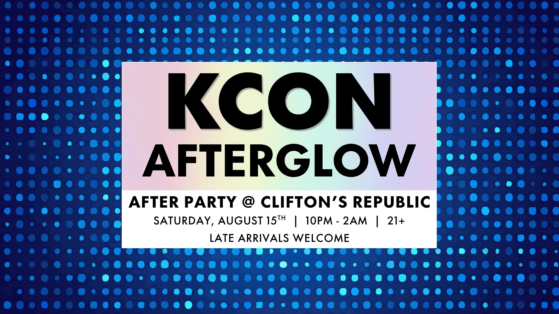 KCON: AFTERGLOW