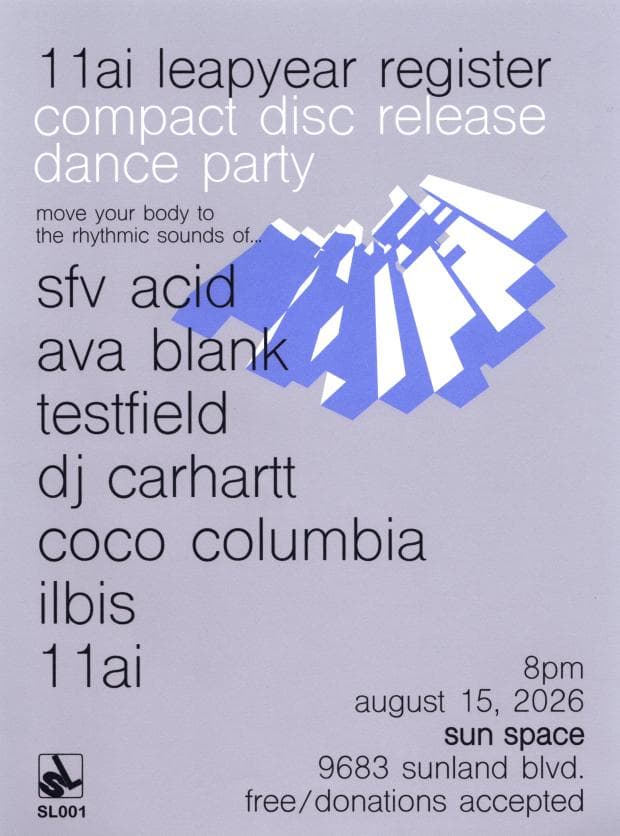 11ai leapyear register compact disc release dance party