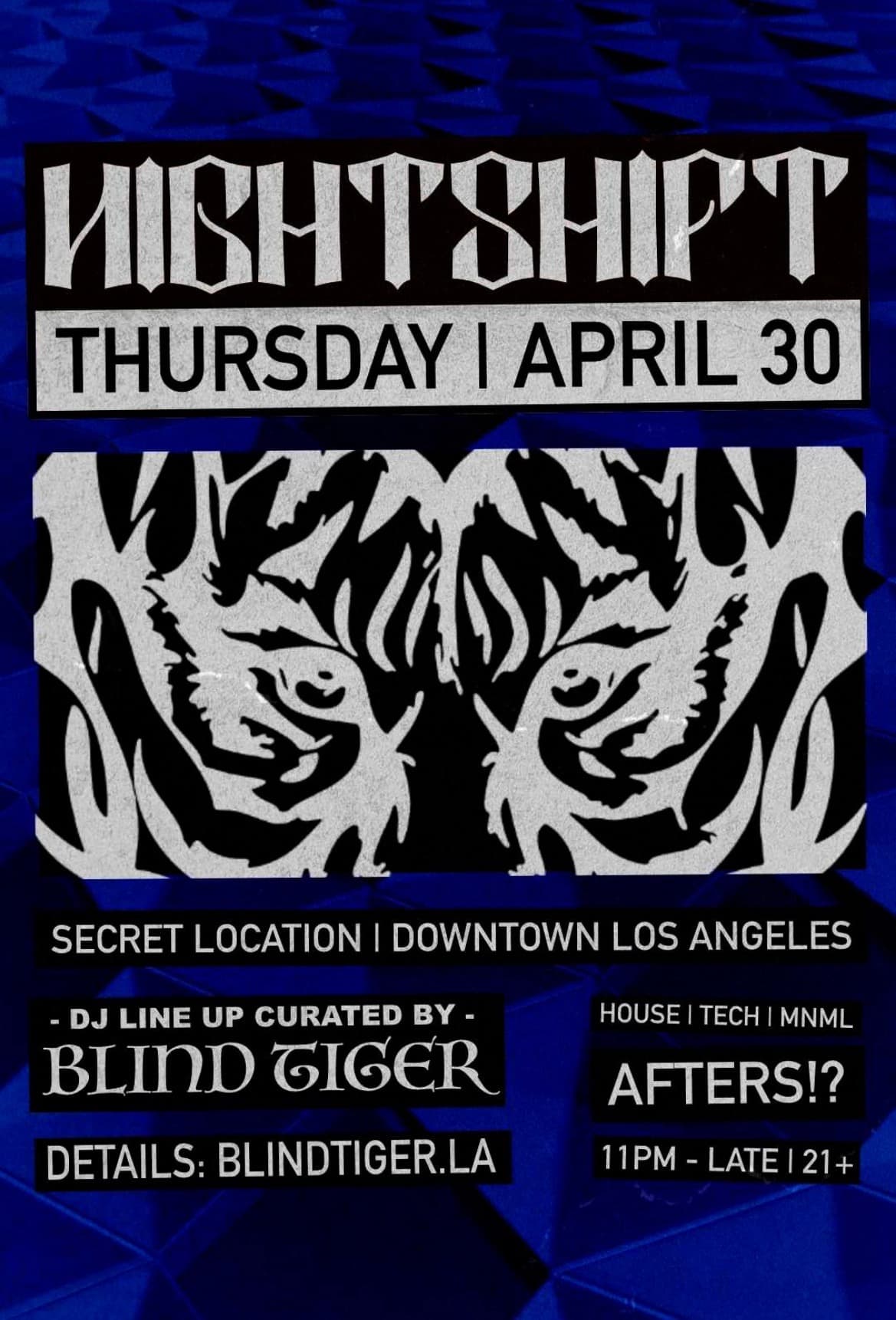 NIGHTSHIFT AFTER HOURS