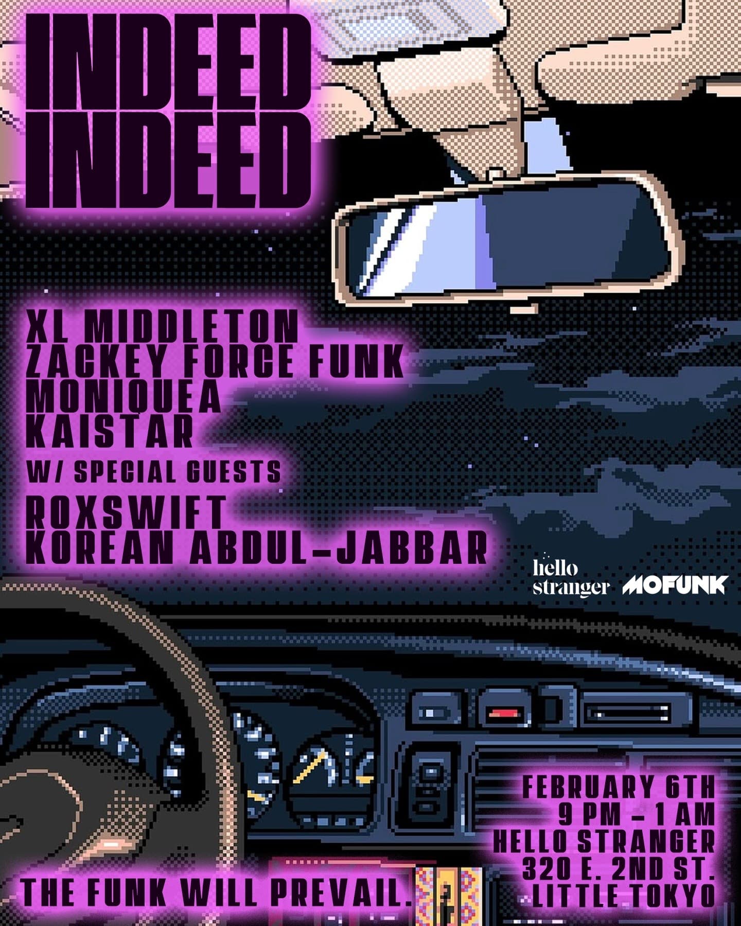 INDEED INDEED - Funk Night In Little Tokyo