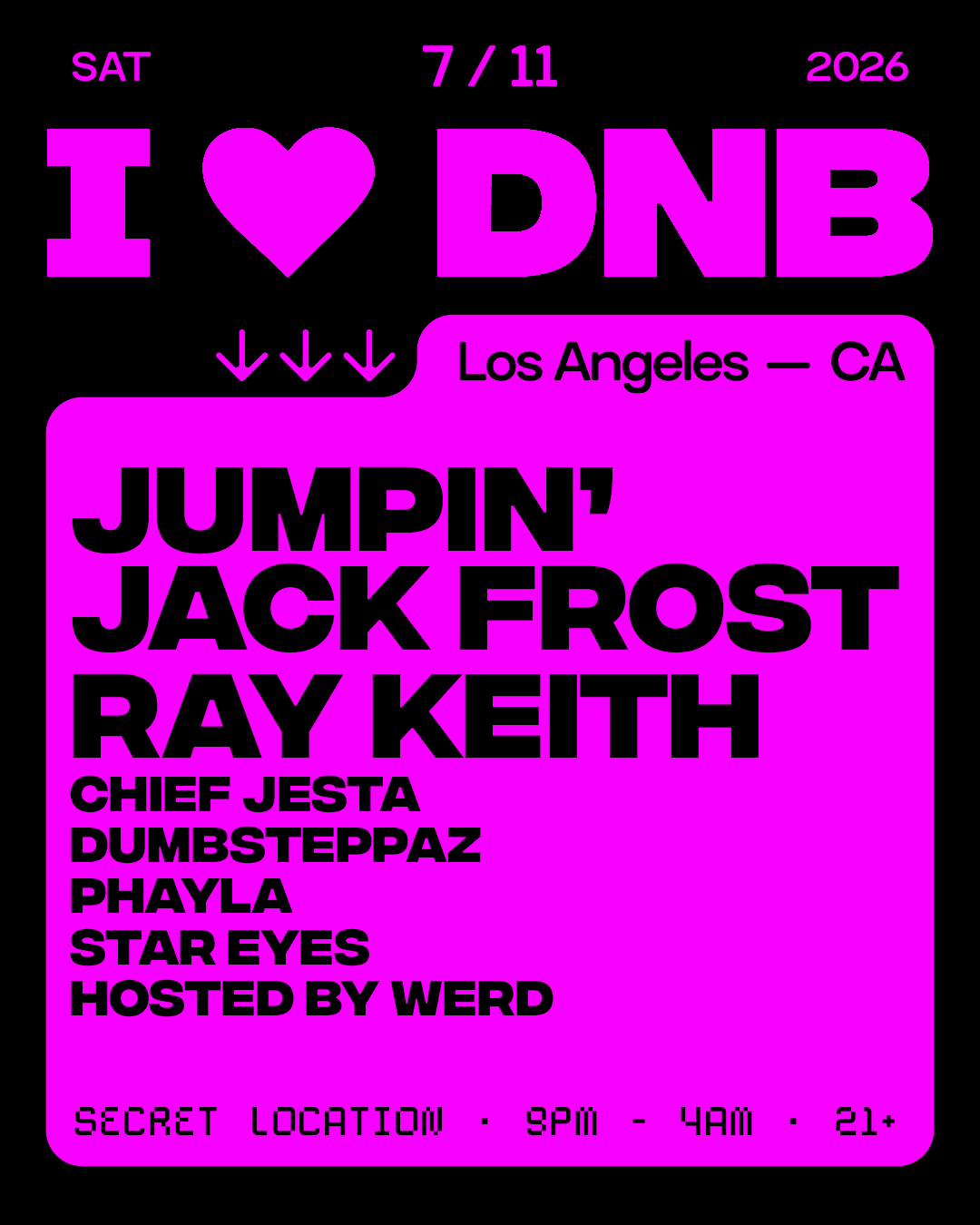 I LOVE DNB: Jumpin' Jack Frost + Ray Keith