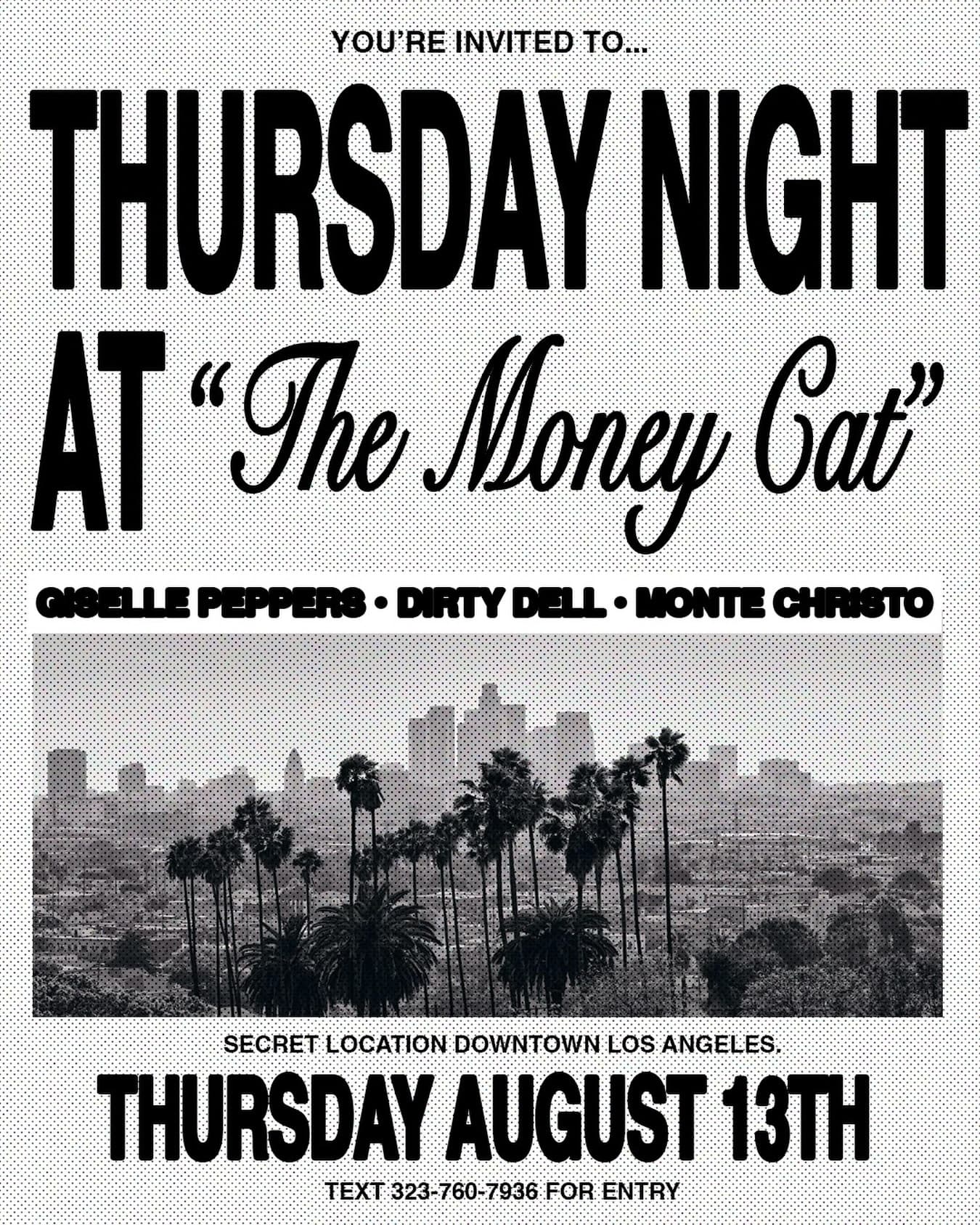 Thursday Night at "The Money Cat"