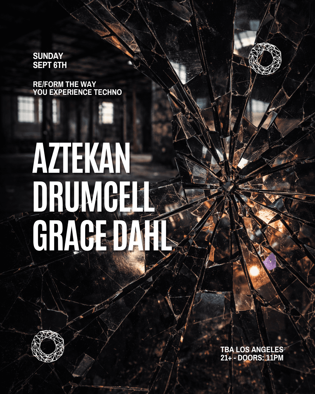 RE/FORM presents: Aztekan, Drumcell, & Grace Dahl