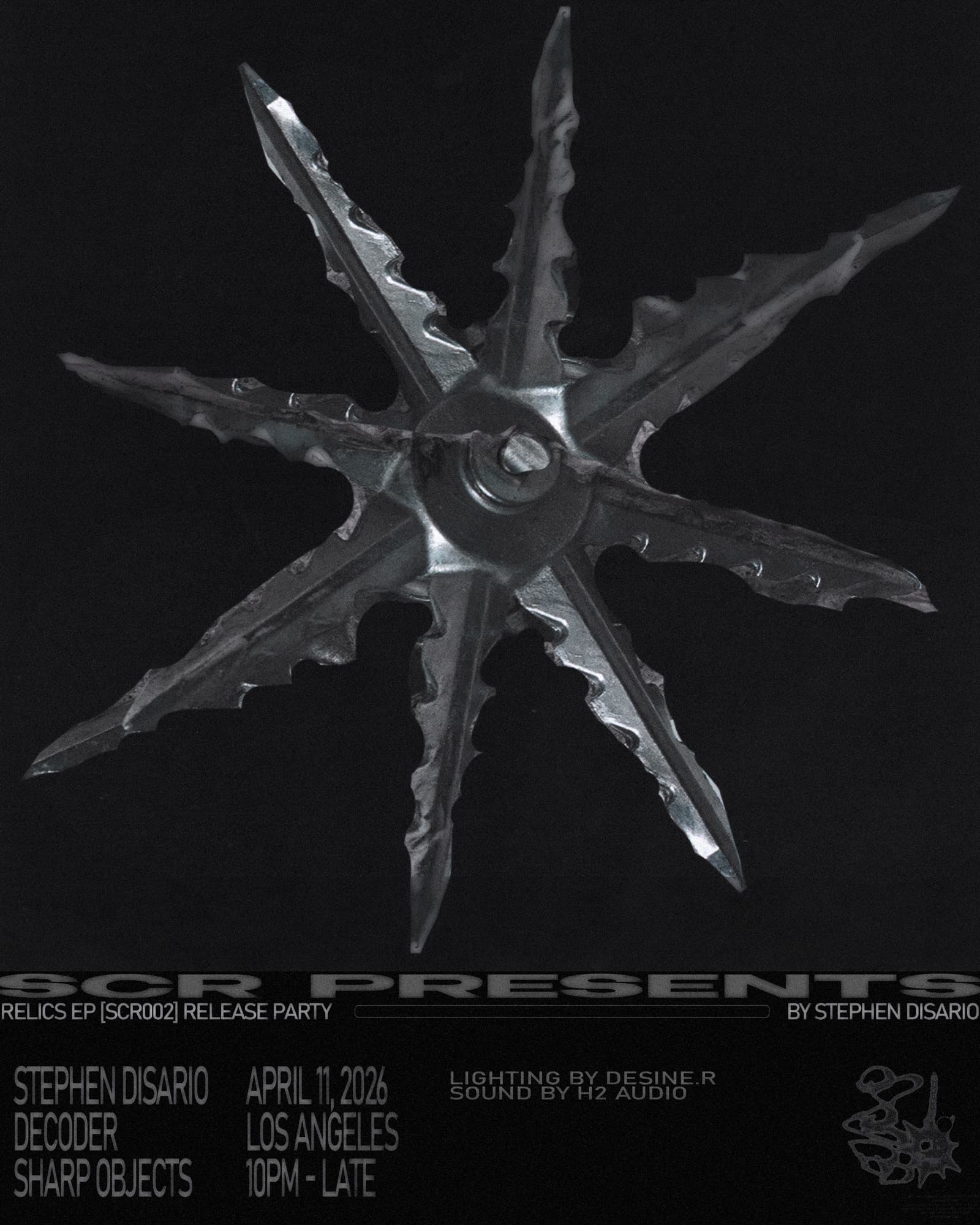 SCR PRESENTS: Stephen Disario - Relics Ep - Release Party