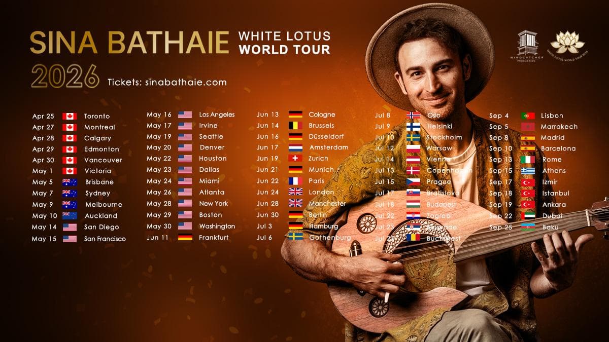 Sina Bathaie White Lotus World Tour - Live in Orange County