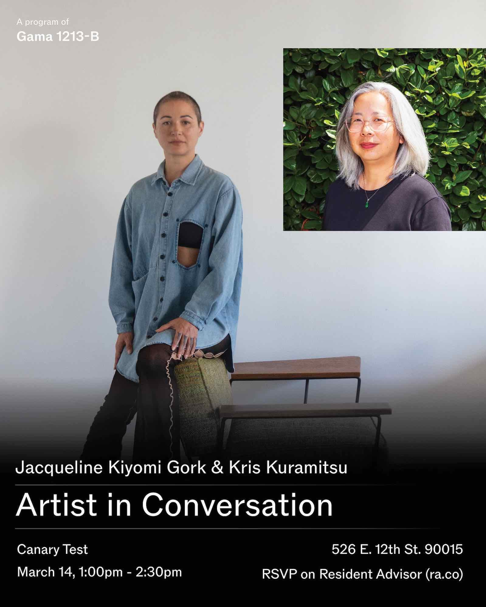 Artist in Conversation: Kris Kuramitsu & Jacqueline Kiyomi Gork