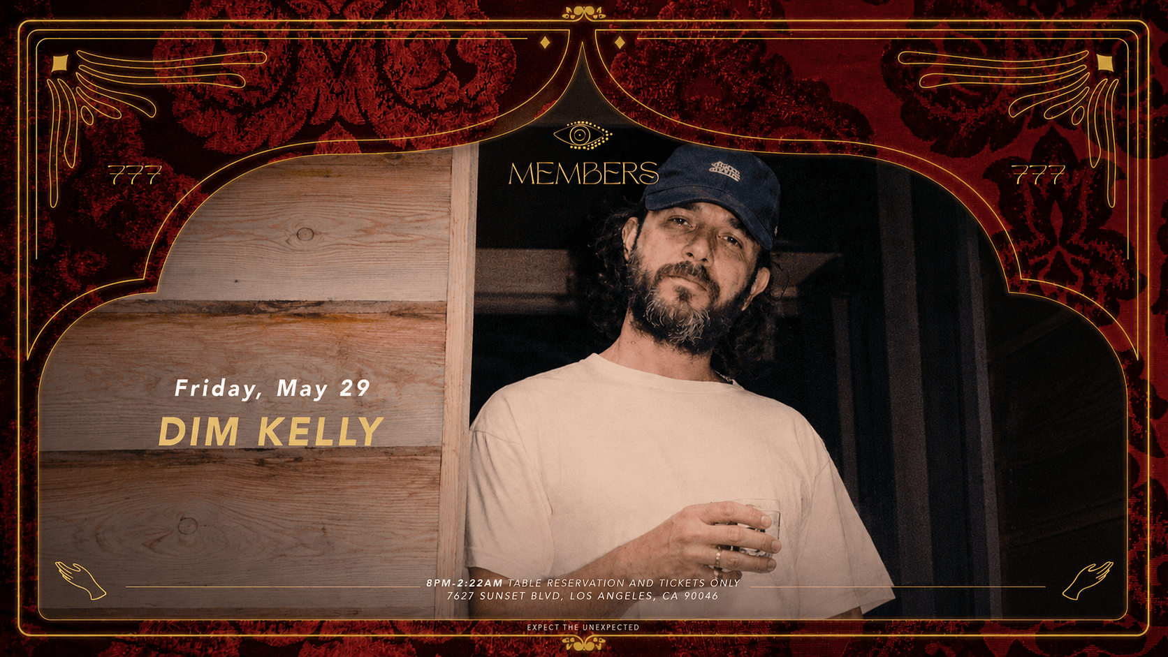 Members presents: Dim Kelly event