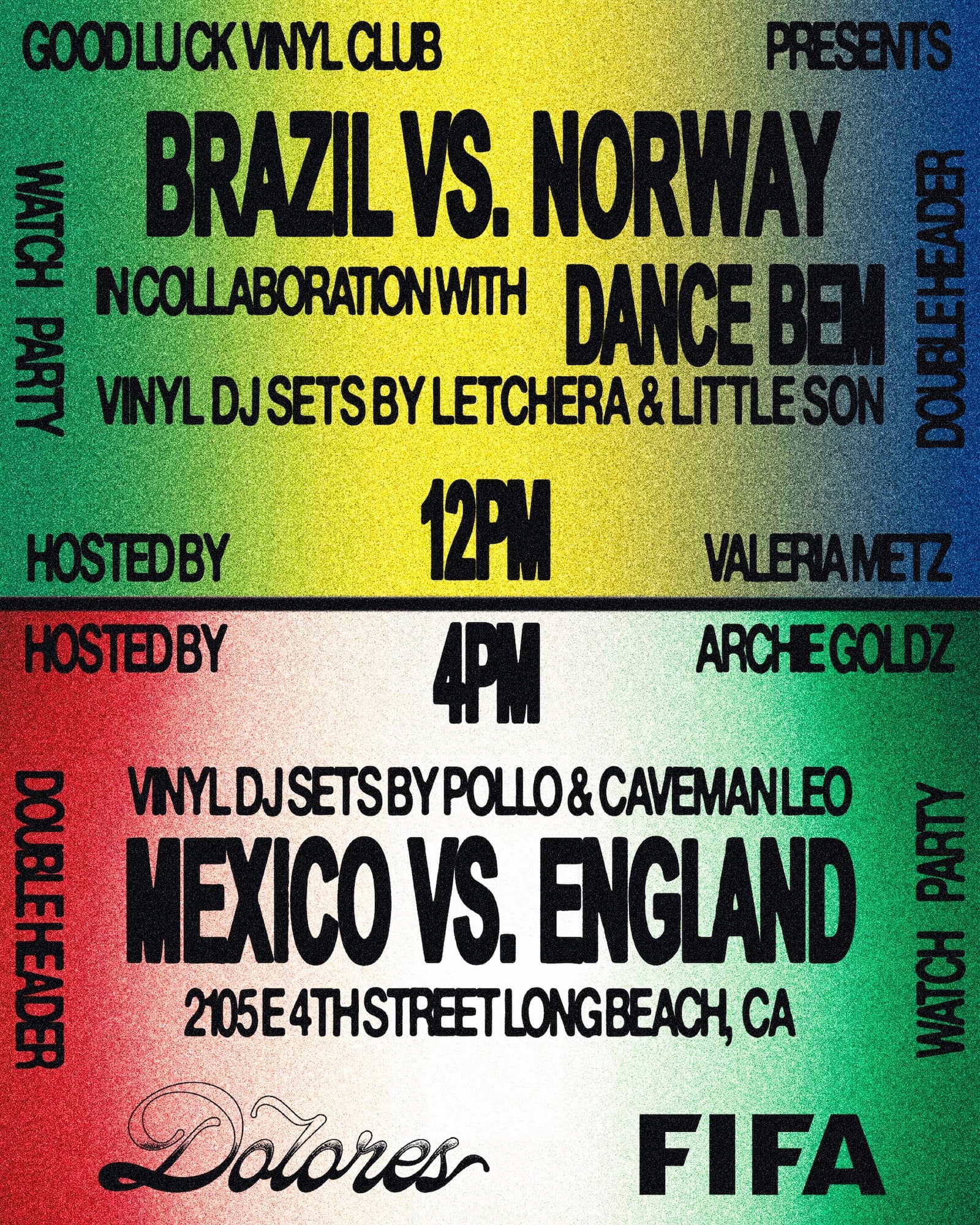 Good Luck Vinyl Club: Double Watch Party