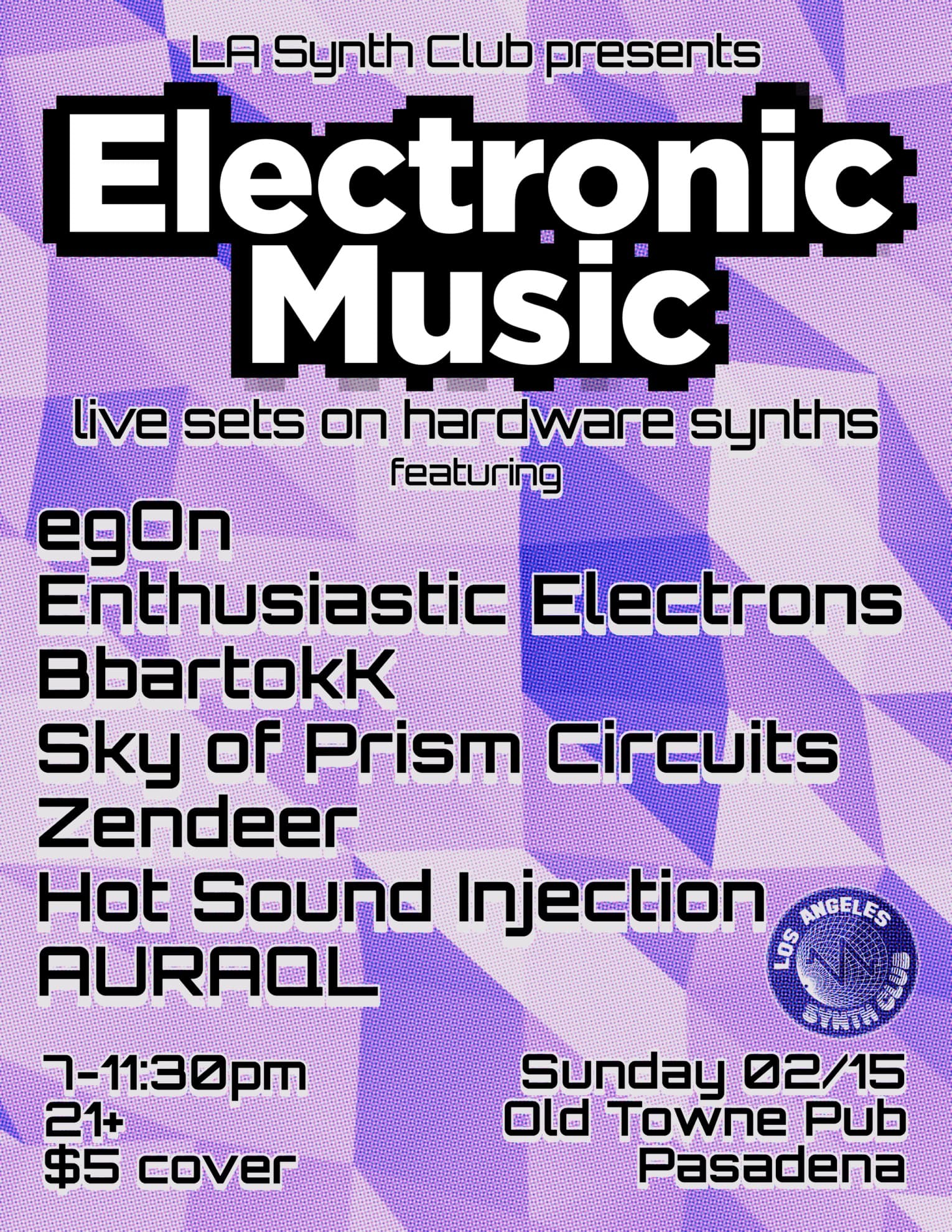 LA Synth Club presents Electronic Music
