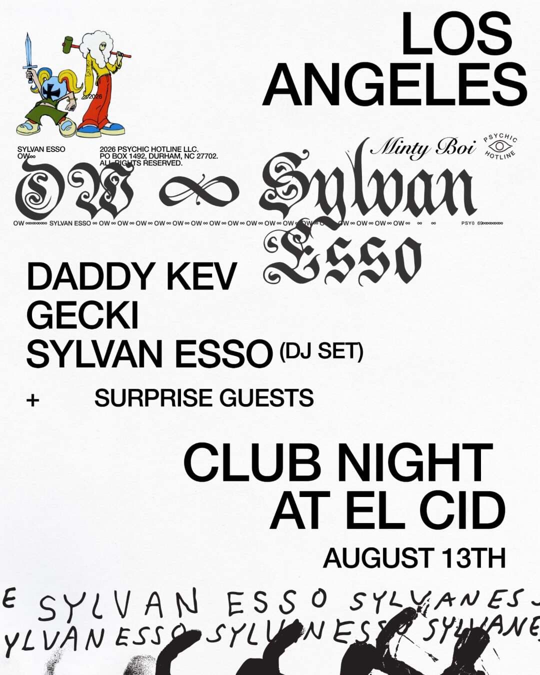 Minty Boi Presents: Sylvan Esso (DJ set) In Los Angeles