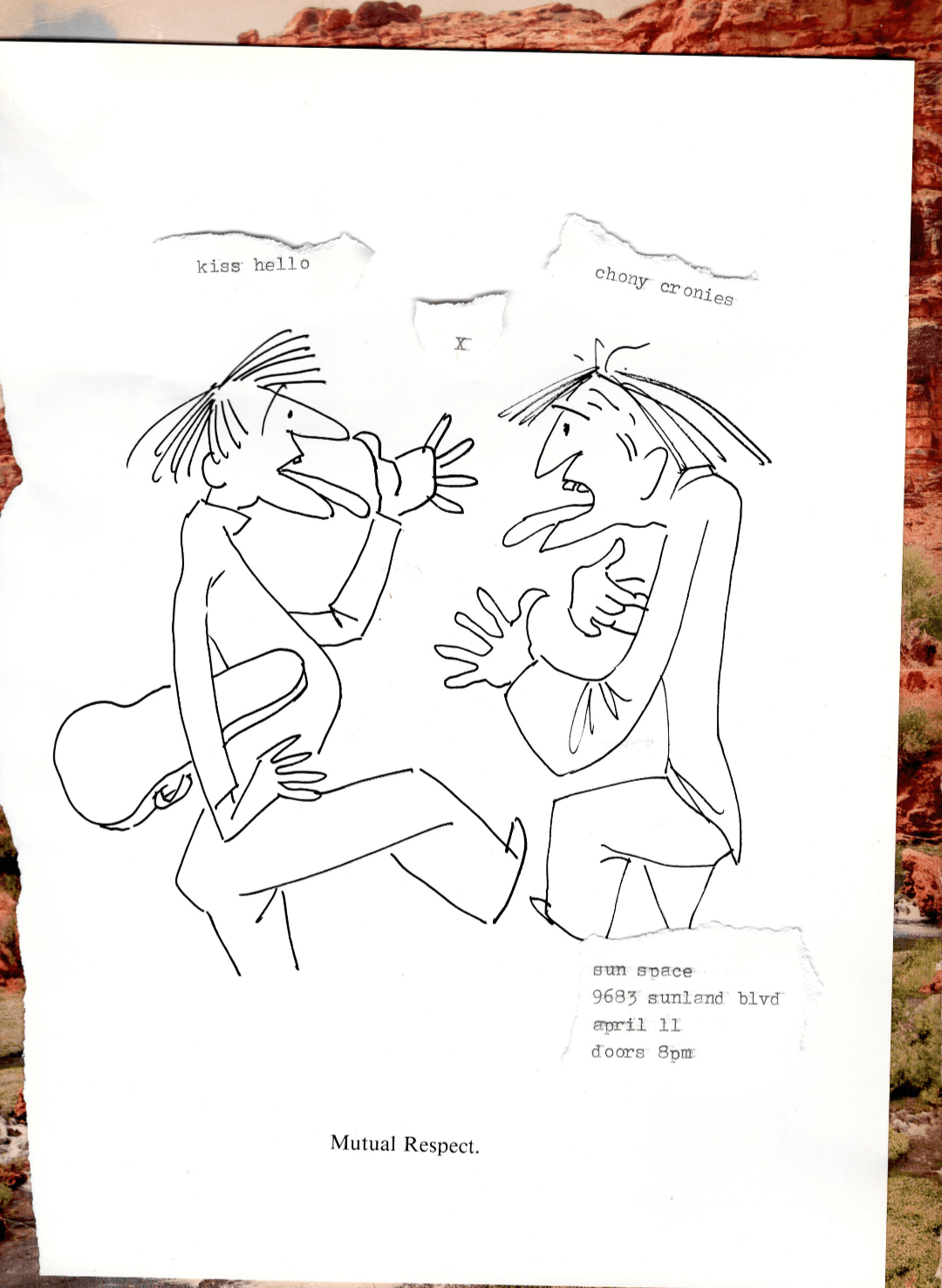 Kiss Hello, Chony Cronies