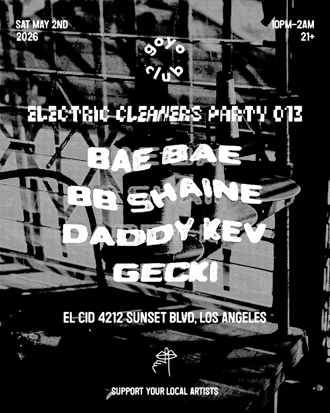 goyo club presents ELECTRIC CLEANERS PARTY 013