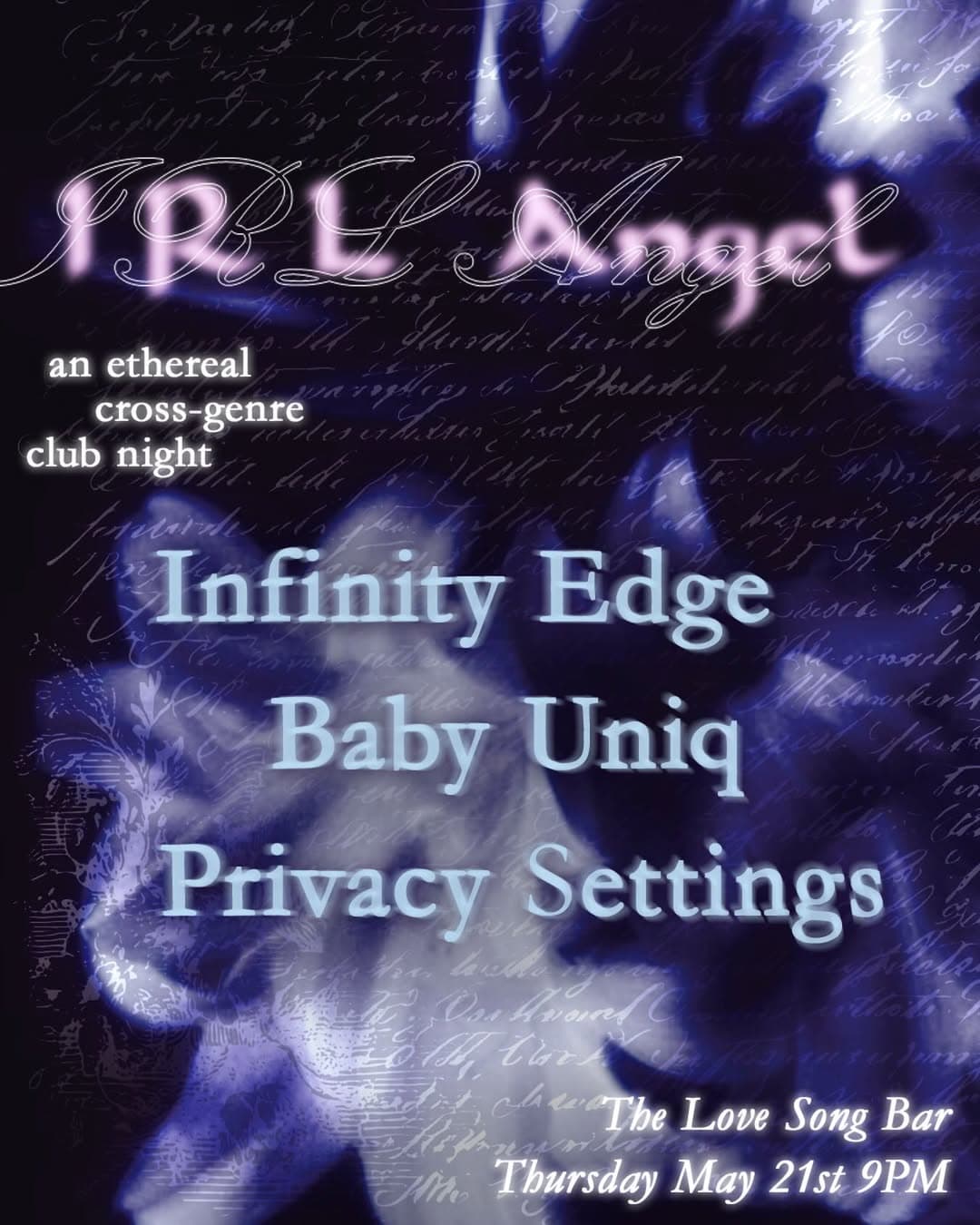 IRL Angel: Privacy Settings, Baby Uniq, Infinity Edge