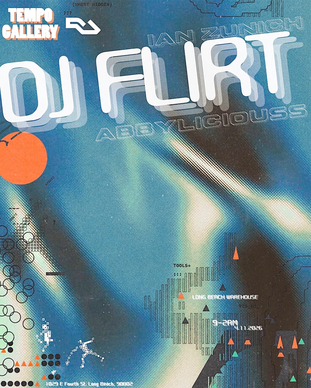 TEMPO GALLERY presents: DJ Flirt, Abbyliciouss, Ian Zunich