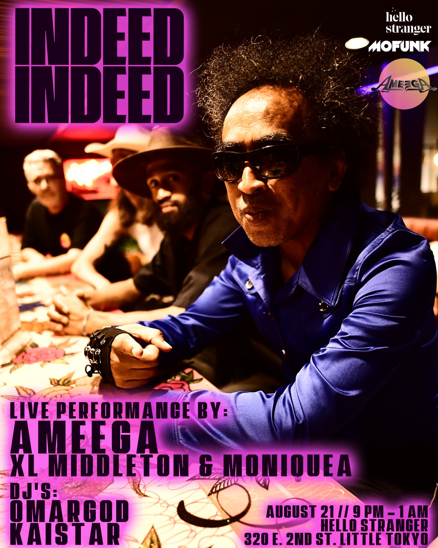 Ameega, XL Middleton, & Moniquea - Live at Indeed Indeed