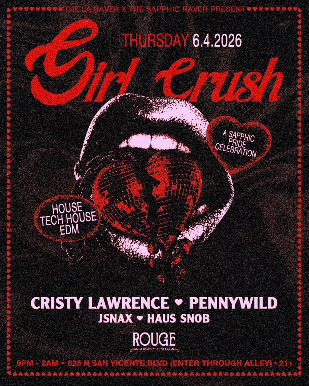 Girl Crush: Sapphic Pride Rave in WeHo