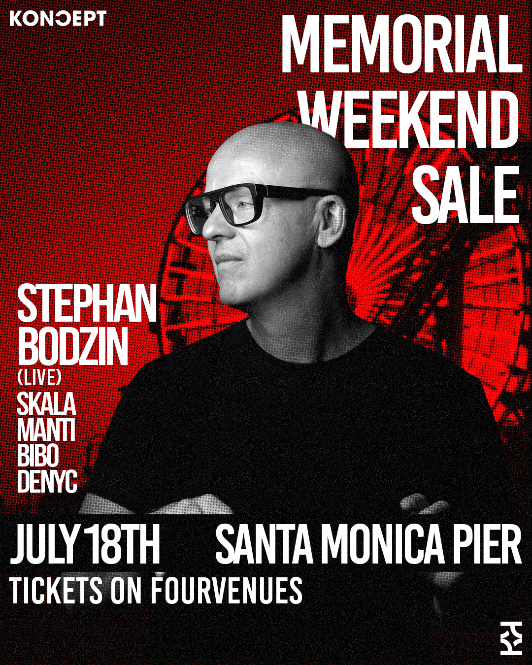 Koncept at The Pier: Stephan Bodzin (Live) event
