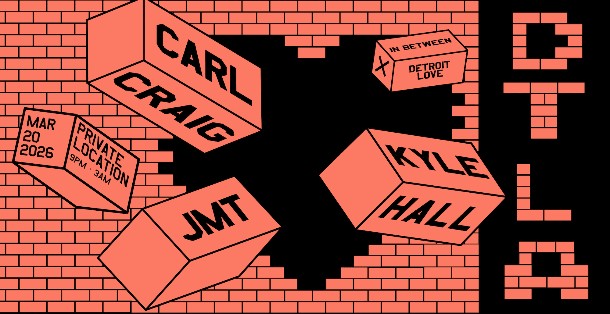 IN BETWEEN X Detroit Love: Carl Craig, Kyle Hall & JMT