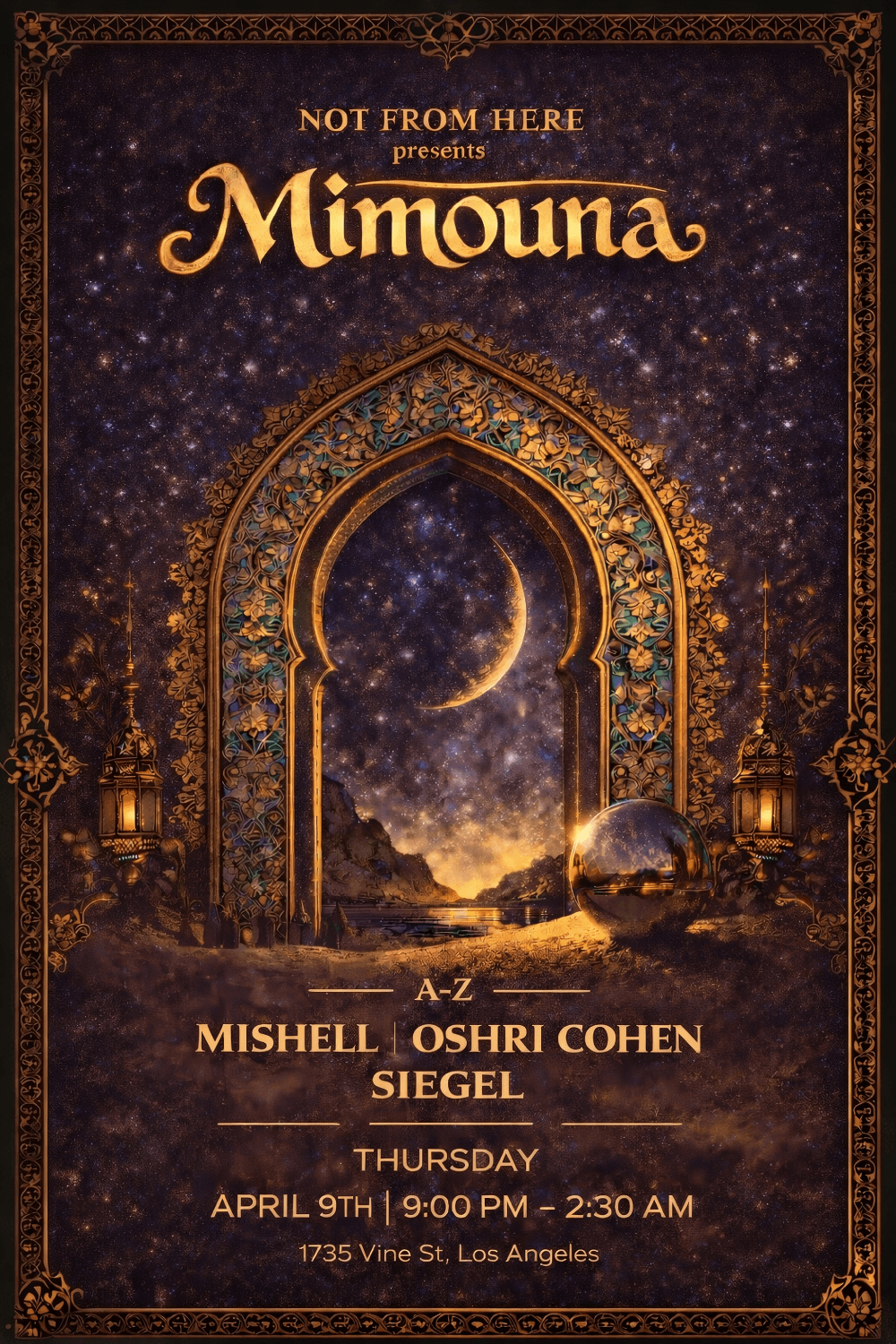 Not From Here: MIMOUNA