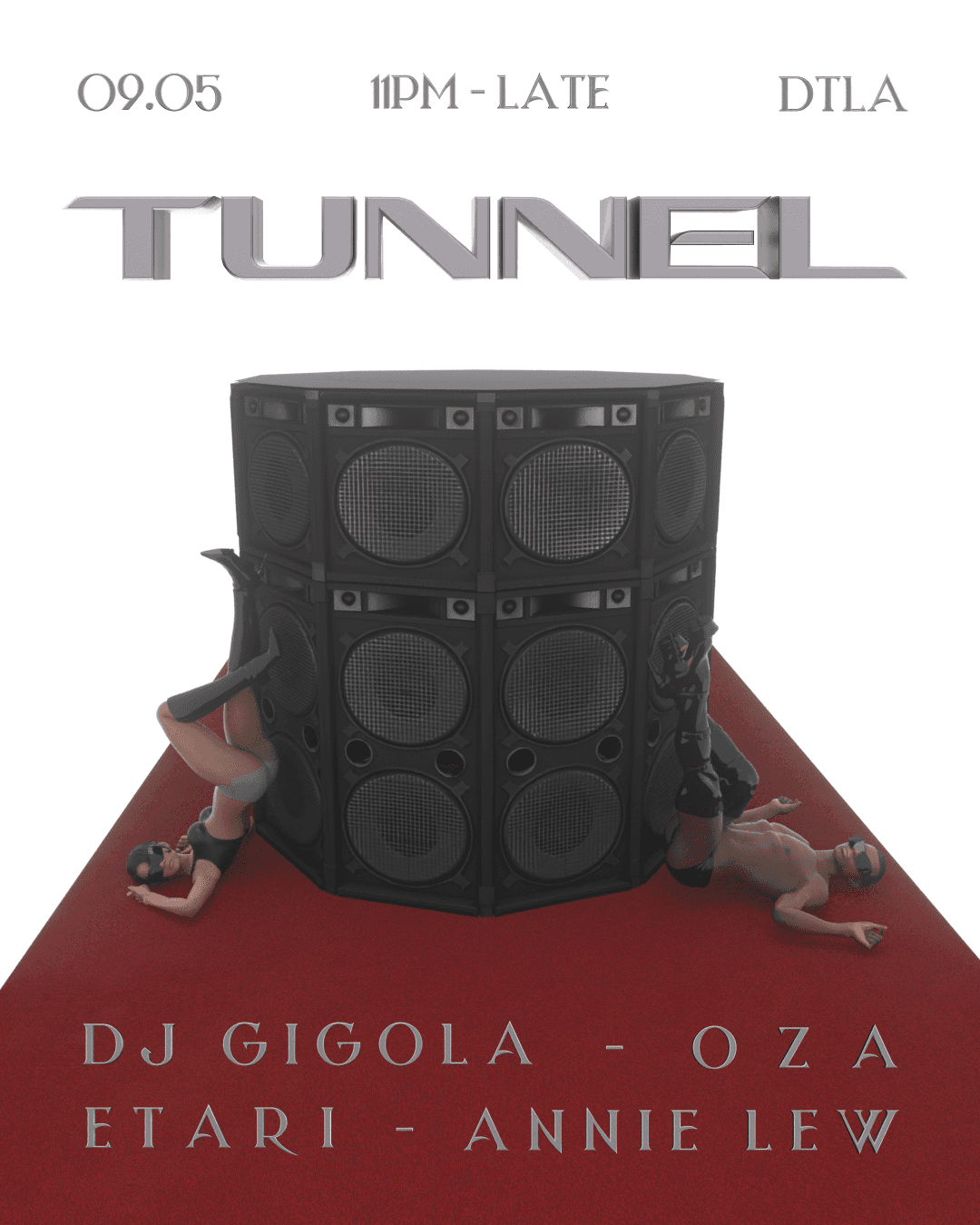 TUNNEL presents: DJ Gigola, Annie Lew, Etari & OZA