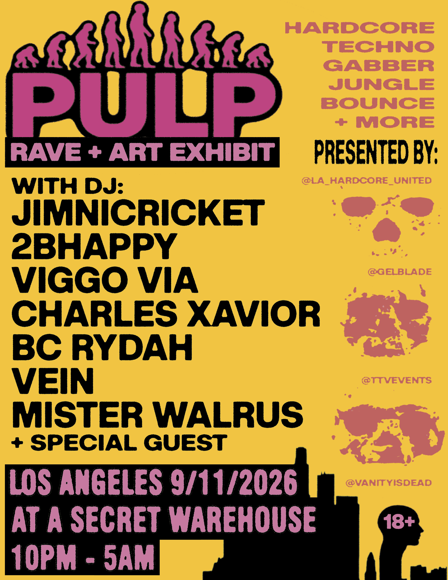 PULP: EVOLUTION (RAVE + ART GALLERY)
