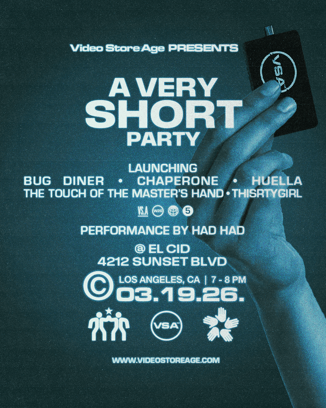 Video Storeā¢Age presents a very short party