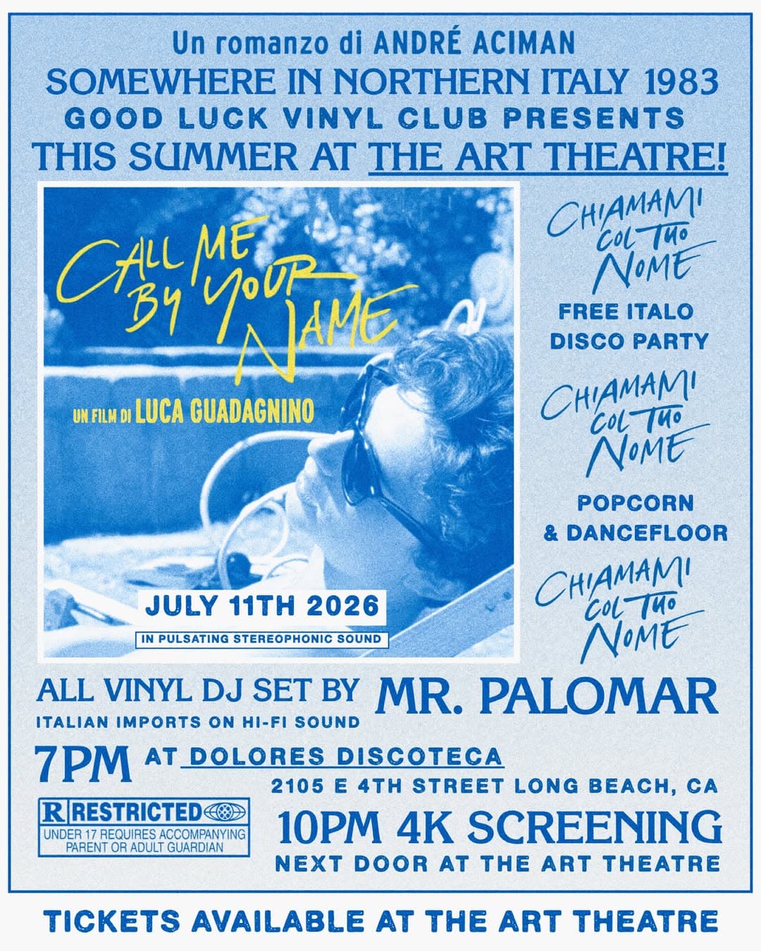 Italo Disco Party x Summer Art Theatre Screening
