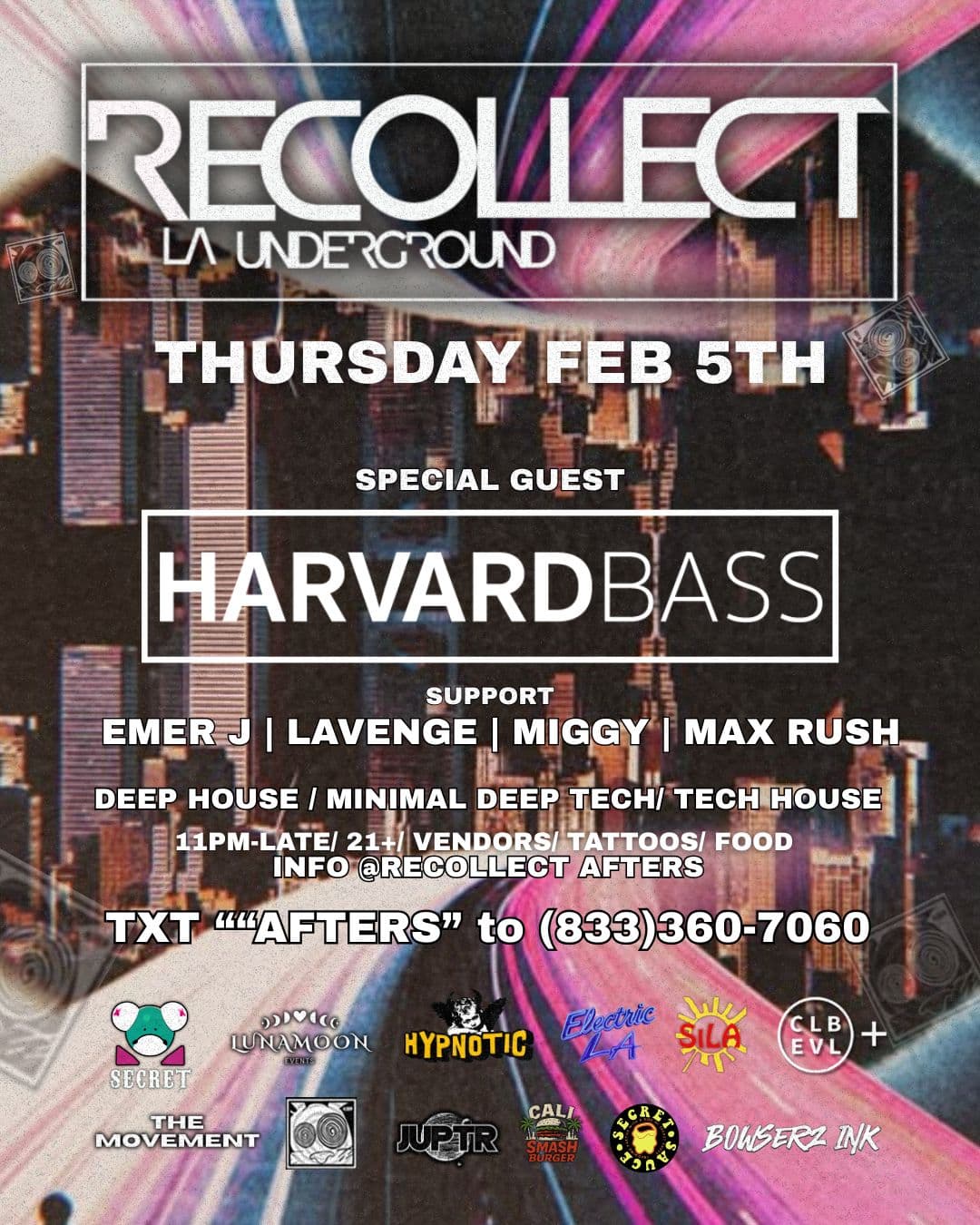 RECOLLECT LA UNDERGROUND AFTER HOURS