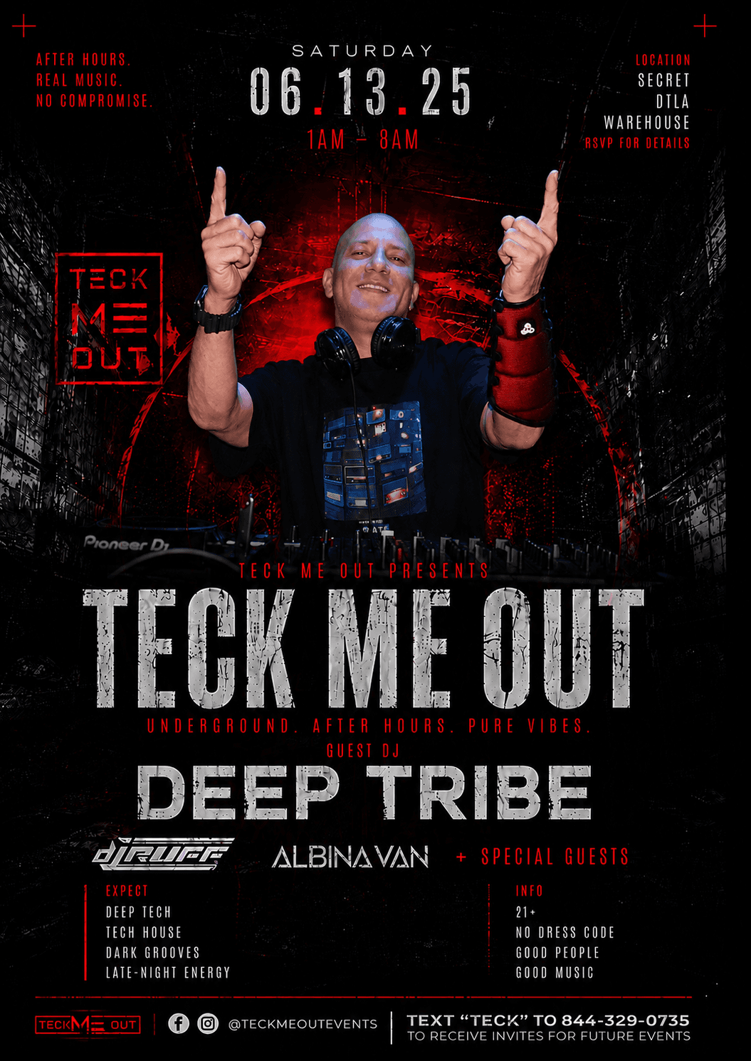 TECK ME OUT & Black Rose present: Underground After-Hours Experience in Los Angeles