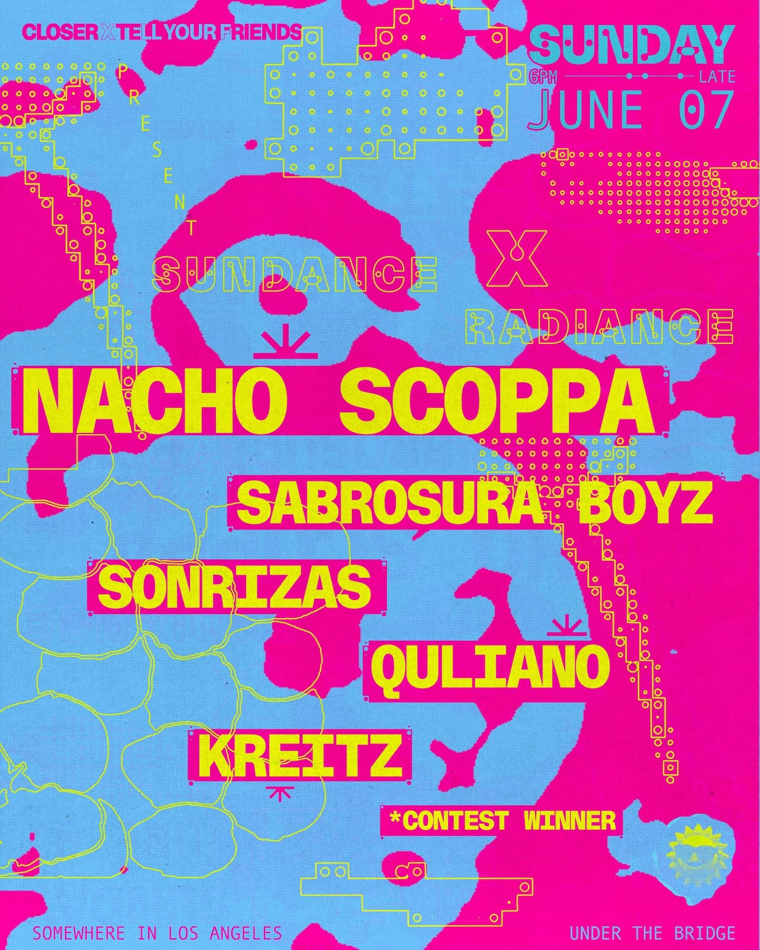 CLOSER x TYF present SUNDANCE x RADIANCE with Nacho Scoppa