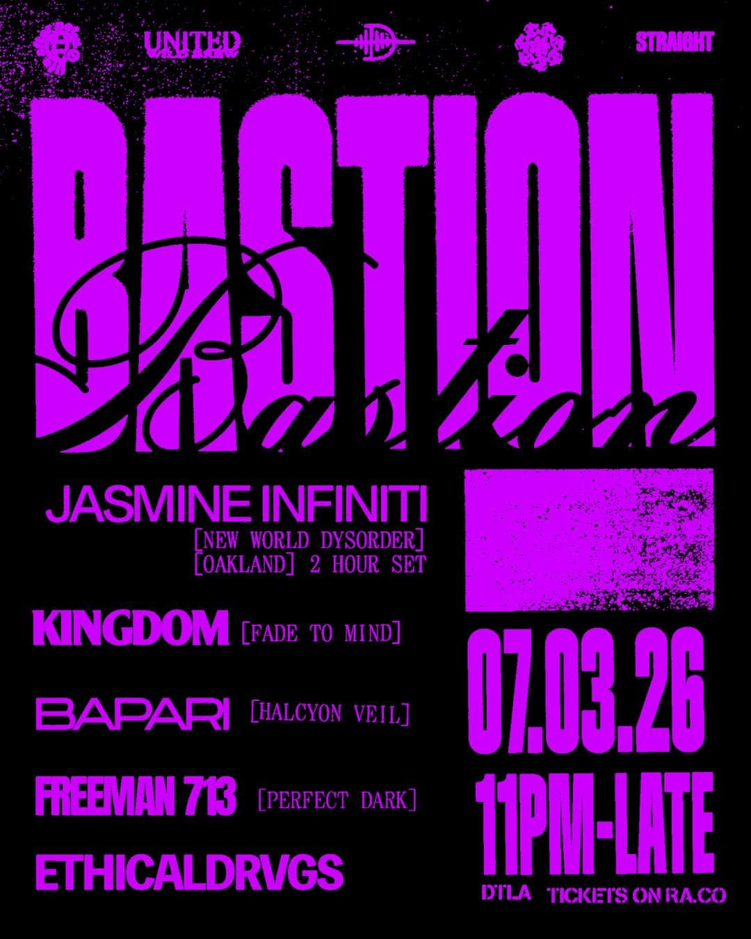 BASTION: Jasmine Infiniti, Kingdom, Bapari, Freeman 713, Ethical Drugs