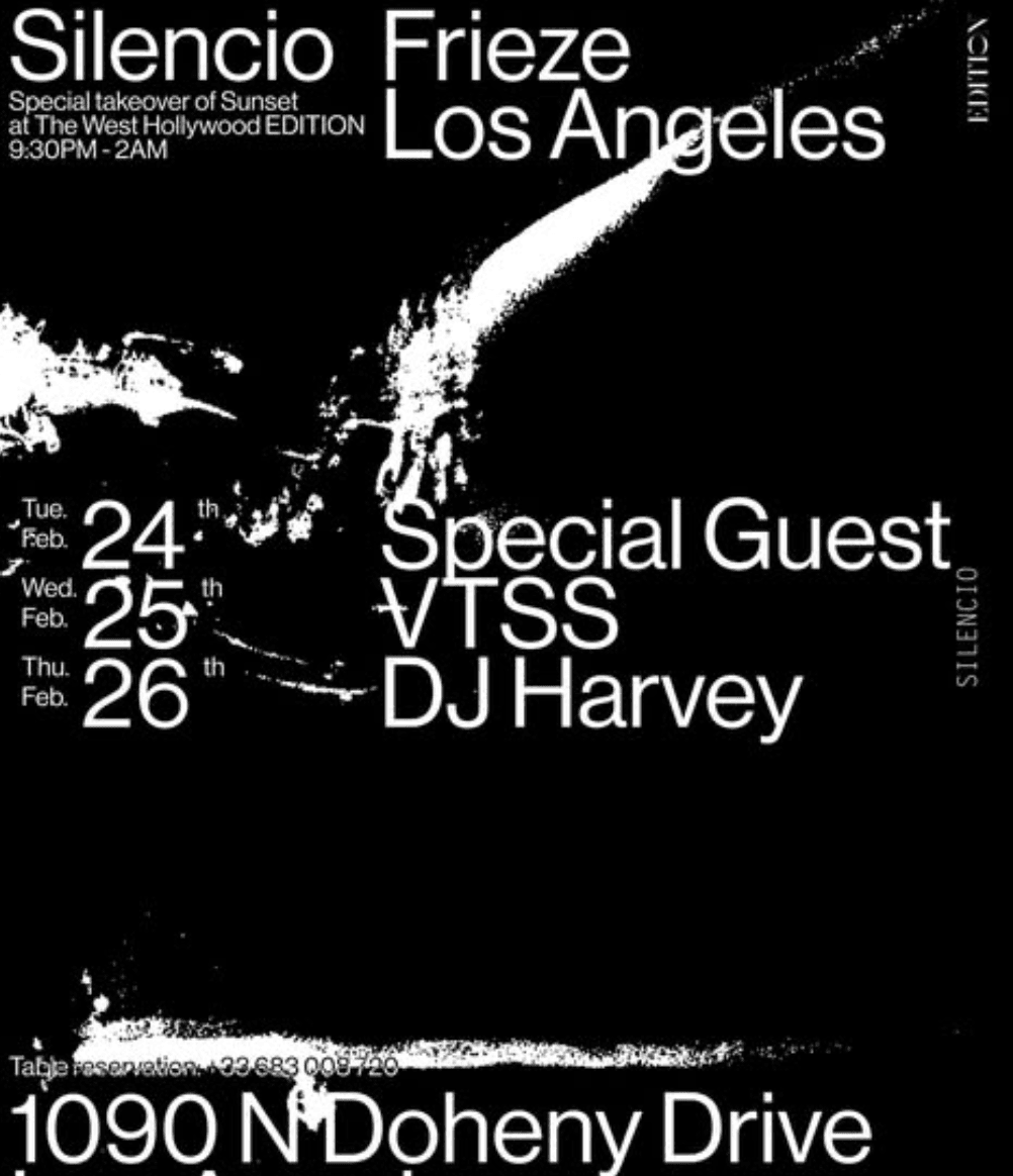 Silencio Frieze Los Angeles