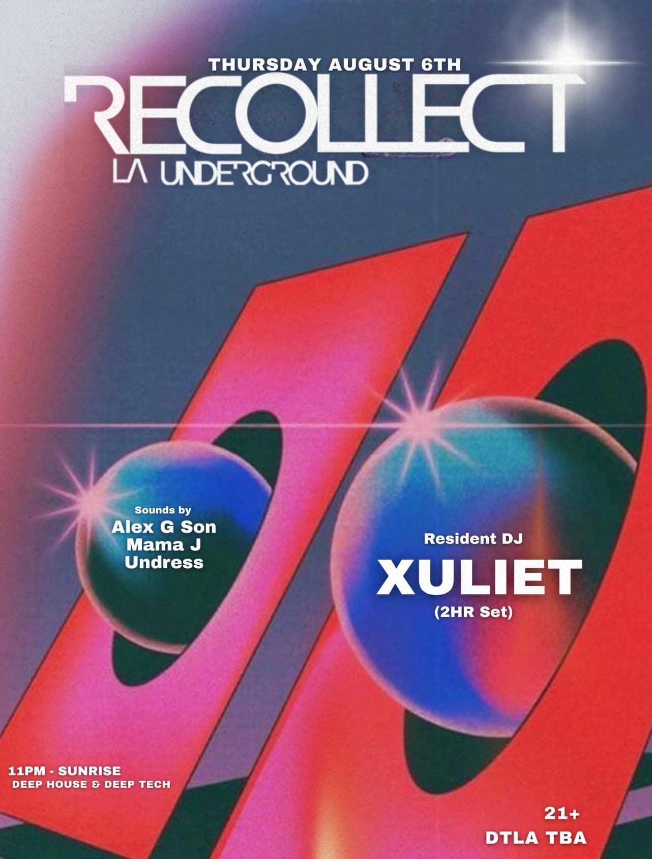 RECOLLECT UNDERGROUND: SPECIAL GUEST XULIET