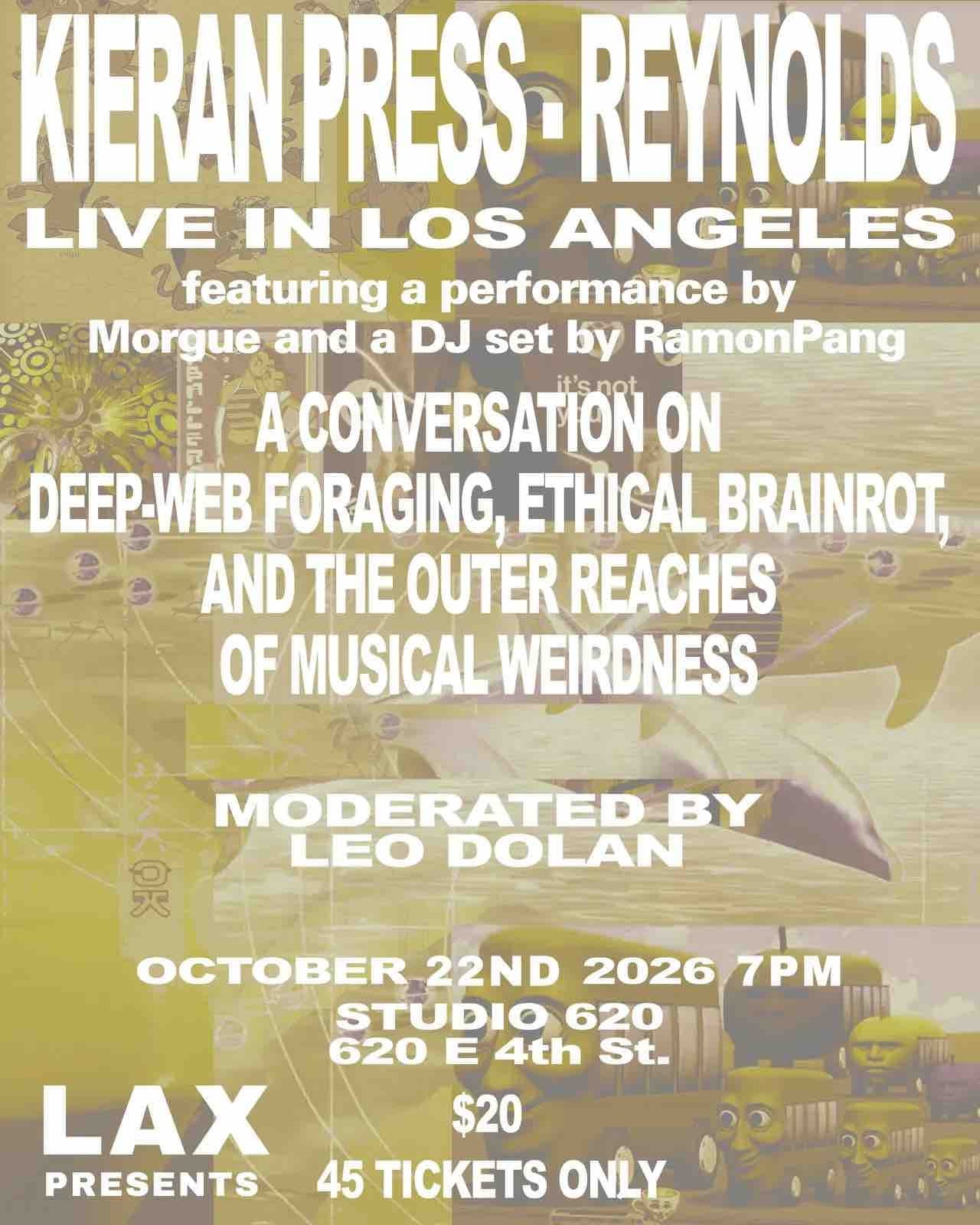 Kieran Press-Reynolds: in conversation