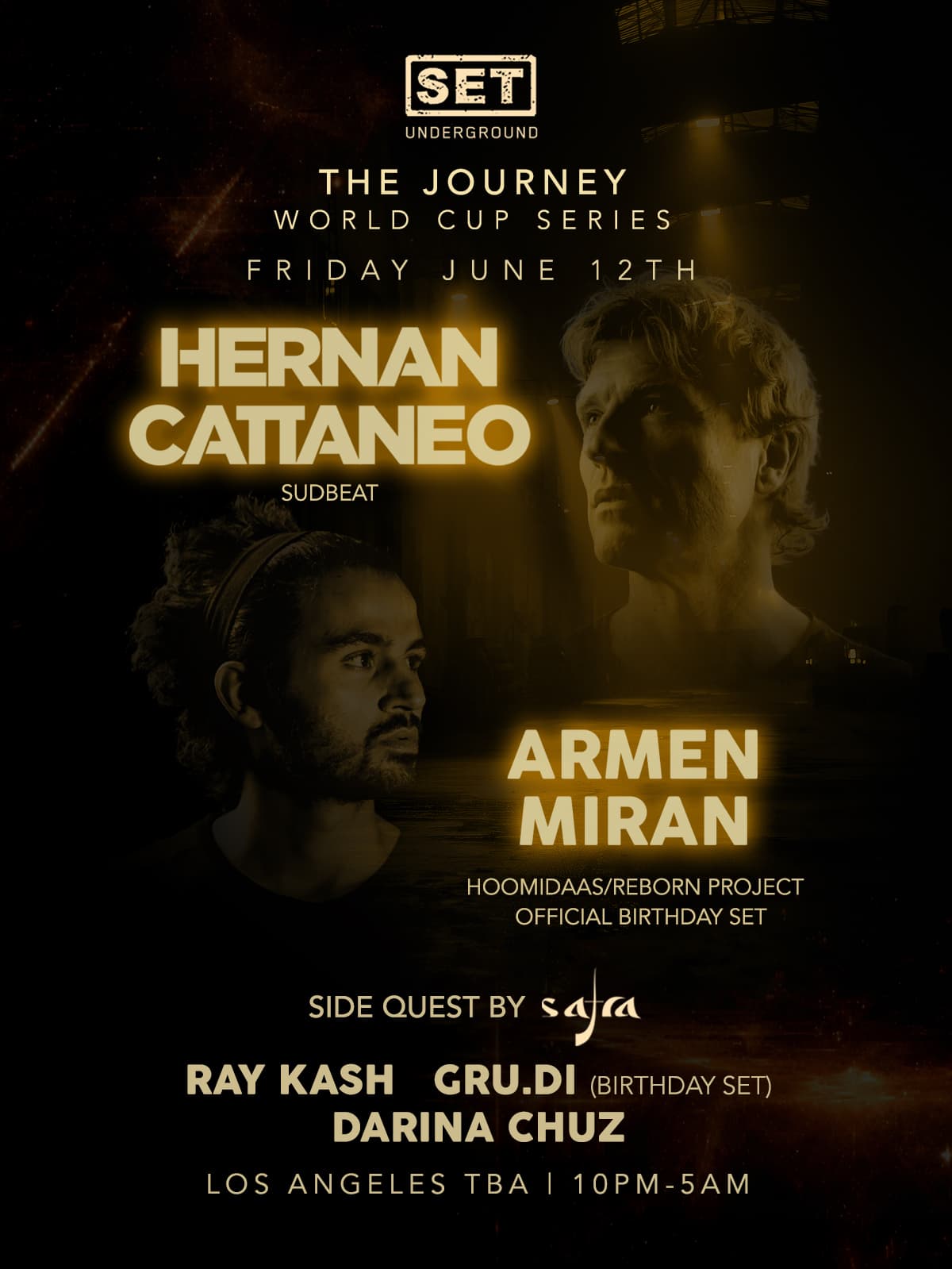 SET with Hernan Cattaneo & Armen Miran, Warehouse Experience in LA