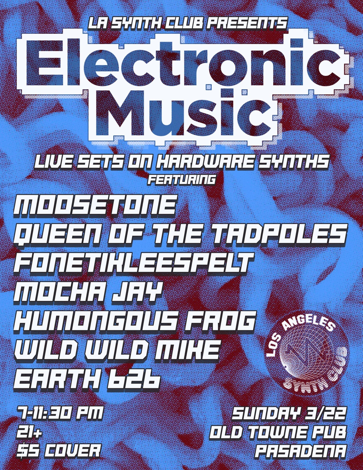 LA Synth Club presents Electronic Music