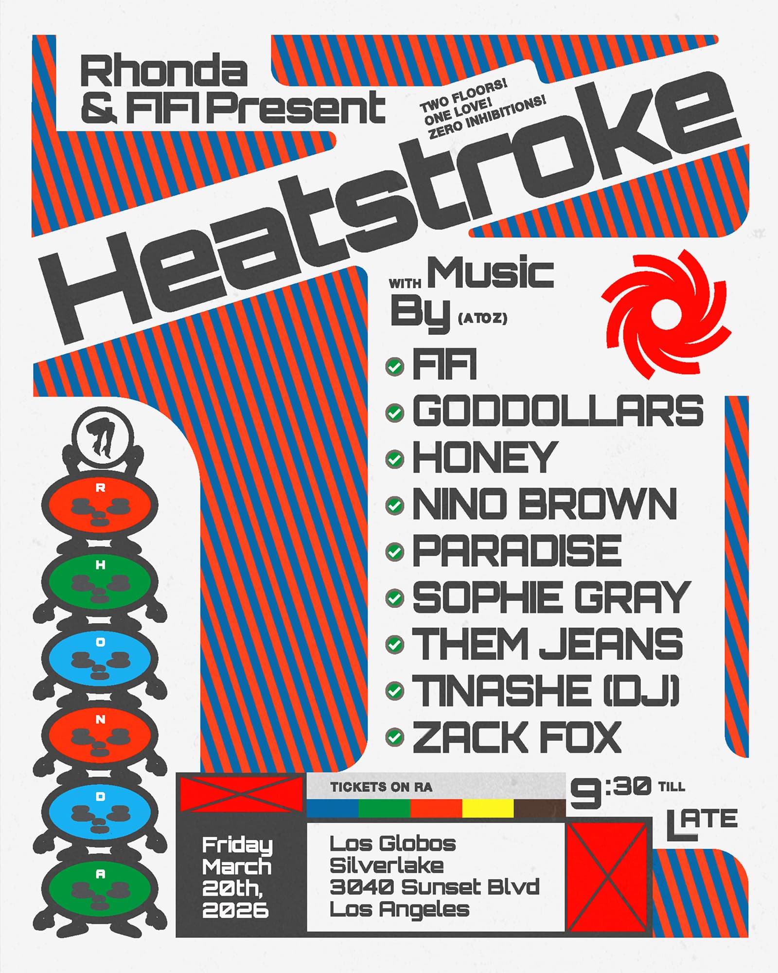 Rhonda & FIFI present: A Club Called Heatstroke