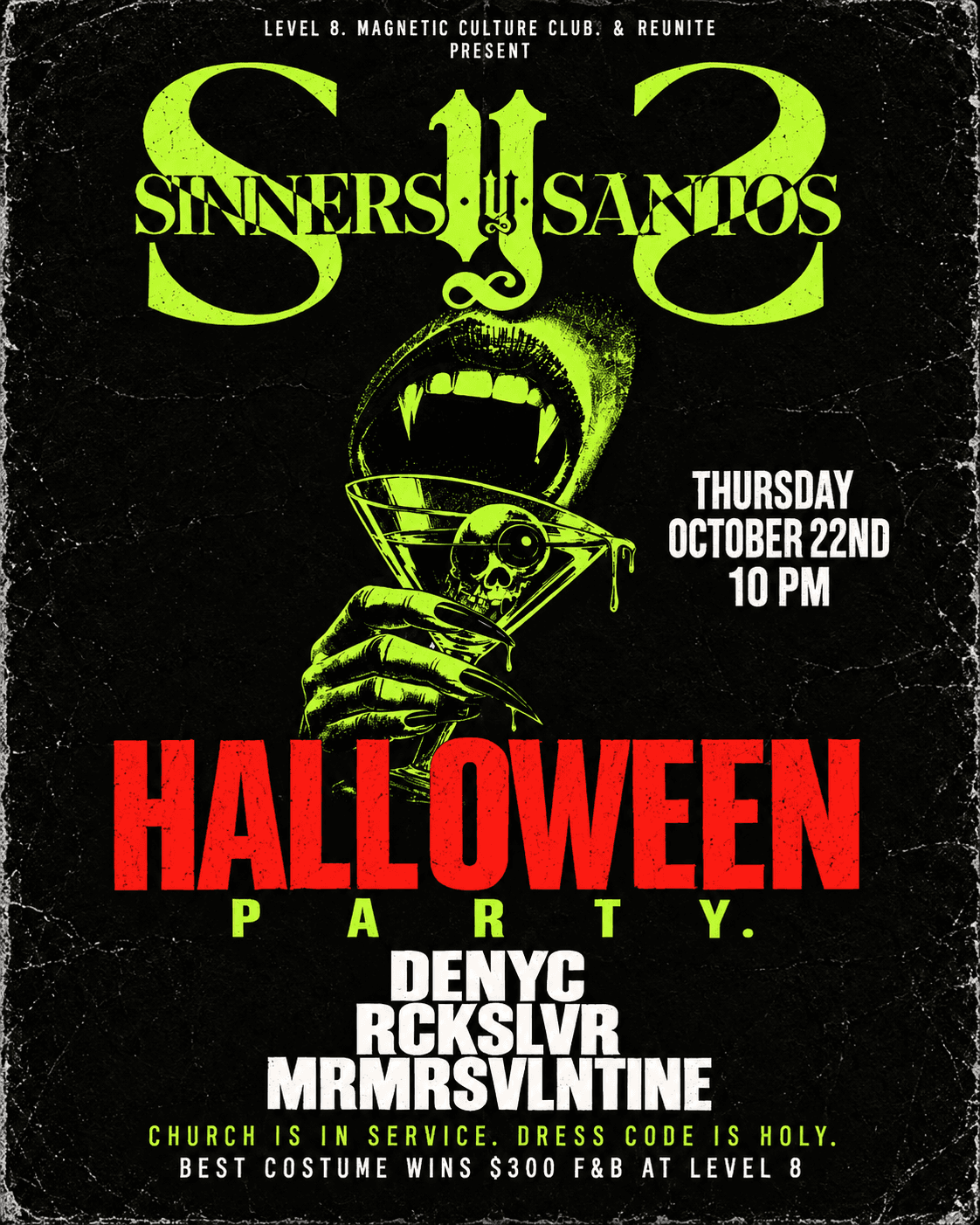 Sinners & Santos Halloween