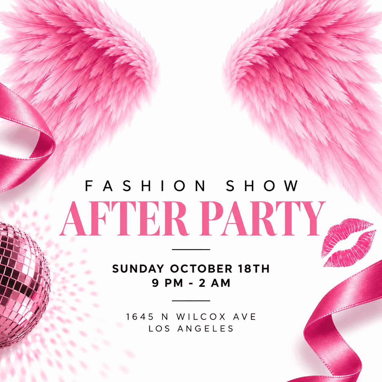 Fashion Show After Party (Top Talent + Media + Celebs)