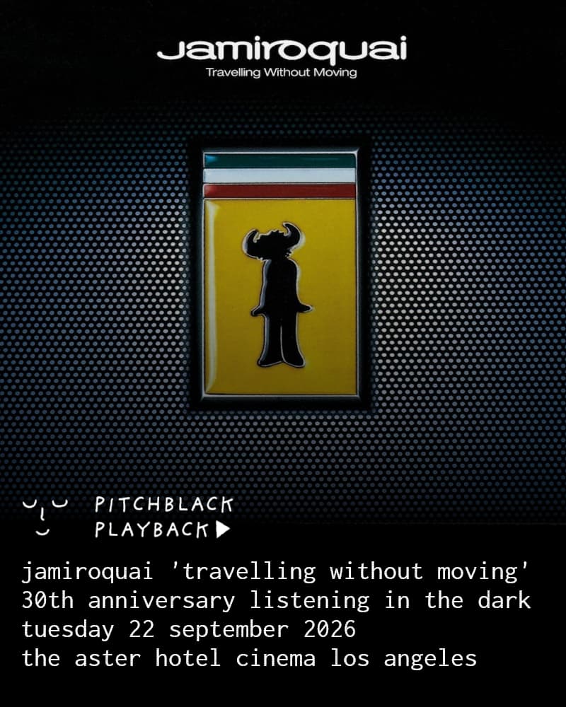 Pitchblack Playback: Jamiroquai 'Travelling Without Moving' (30th Anniversary)